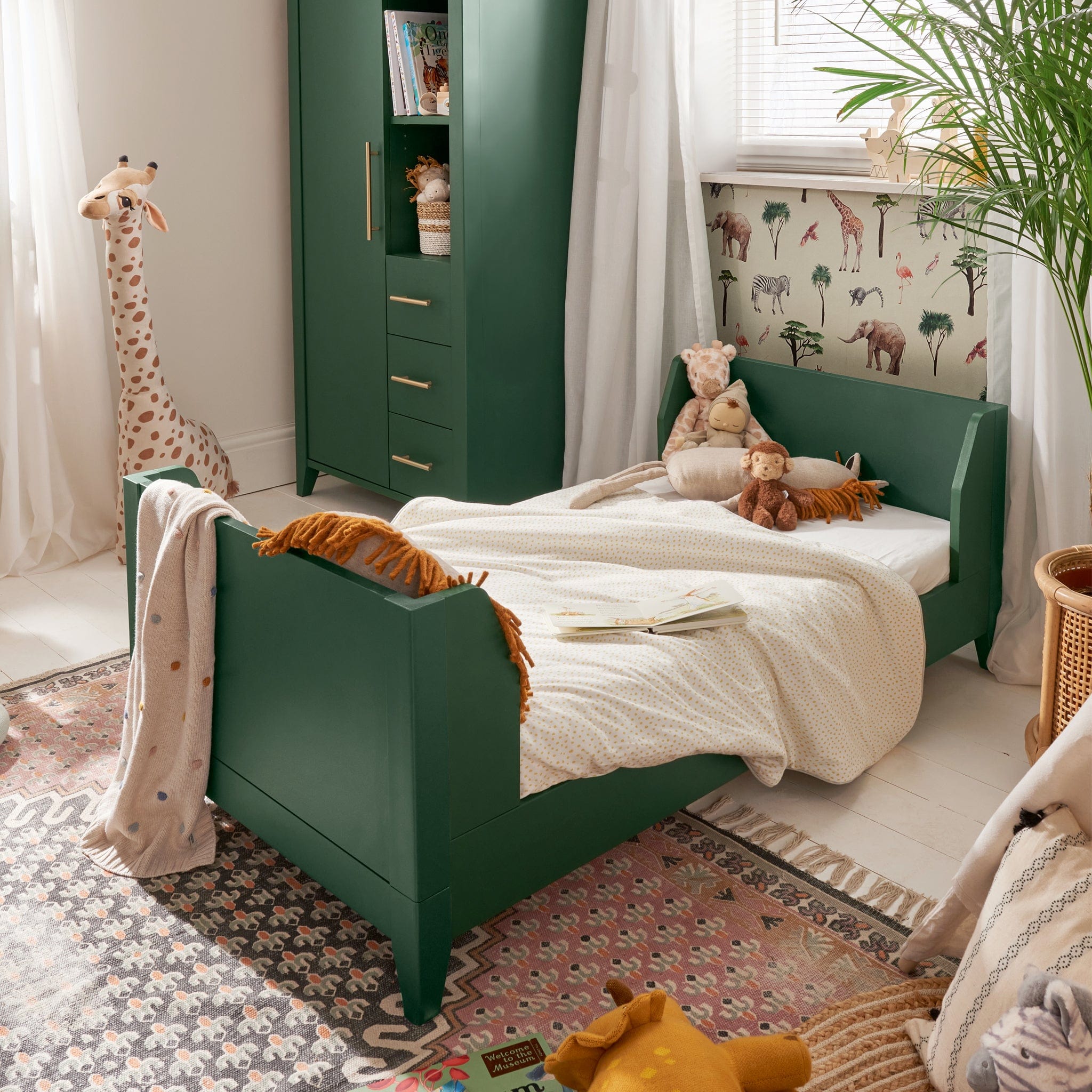 Mamas & Papas cot bed room sets Mamas & Papas Melfi 2 Piece Cotbed Roomset Green