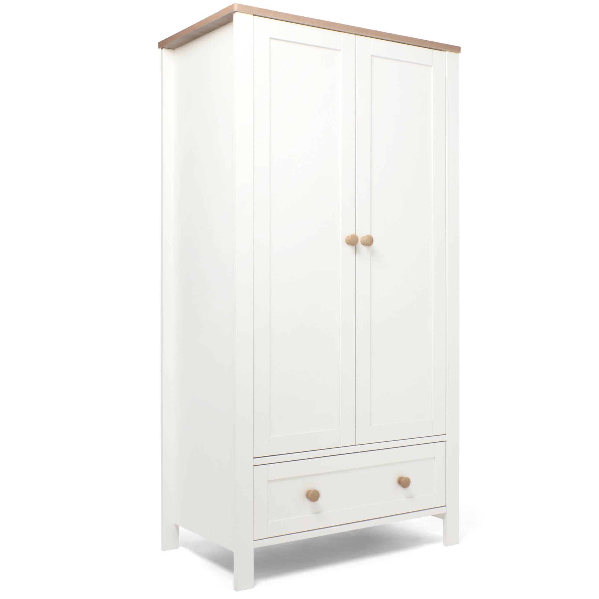 Mamas & Papas cot bed room sets Mamas & Papas Wedmore 3 Piece Cotbed Range in White/Natural
