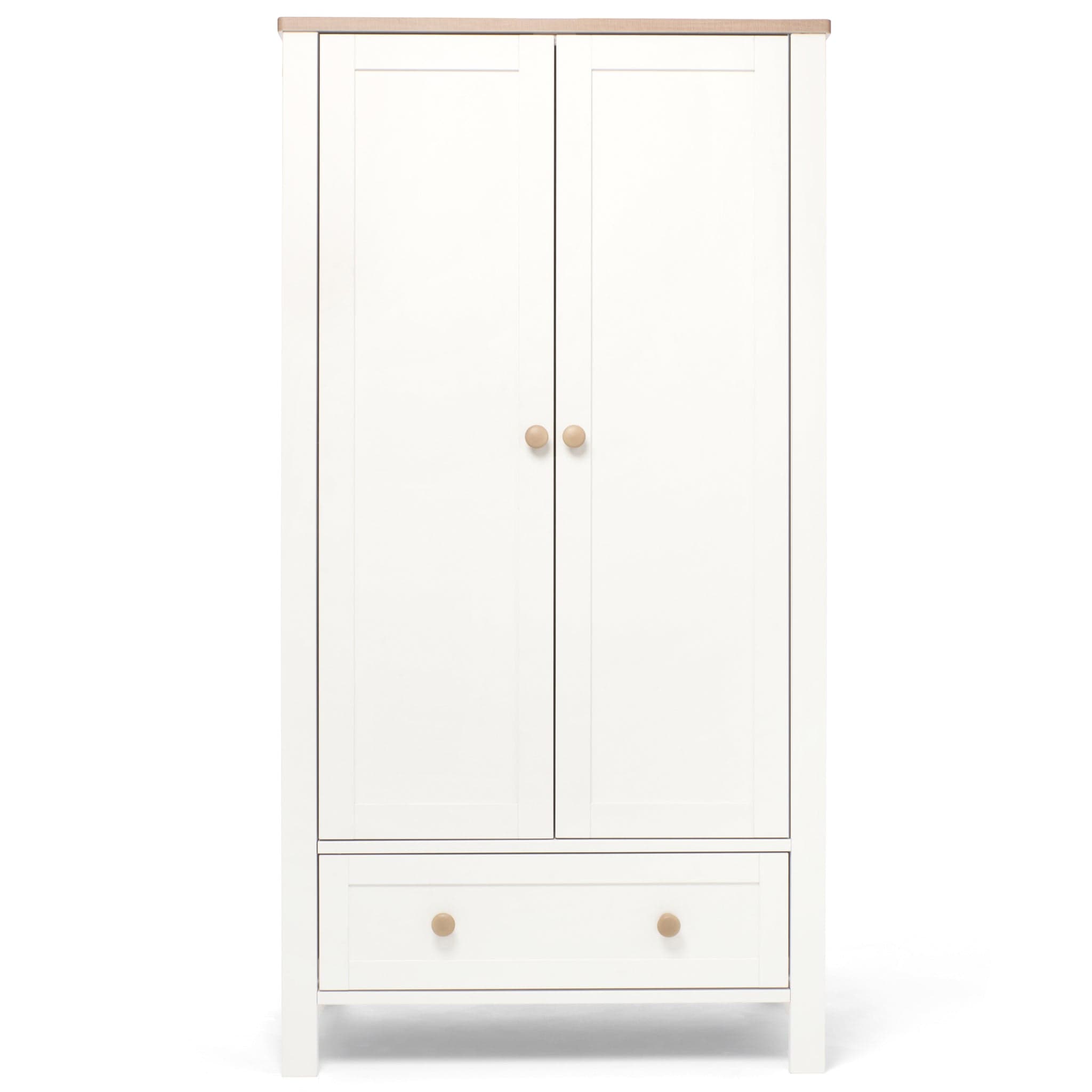 Mamas & Papas cot bed room sets Mamas & Papas Wedmore 3 Piece Cotbed Range in White/Natural