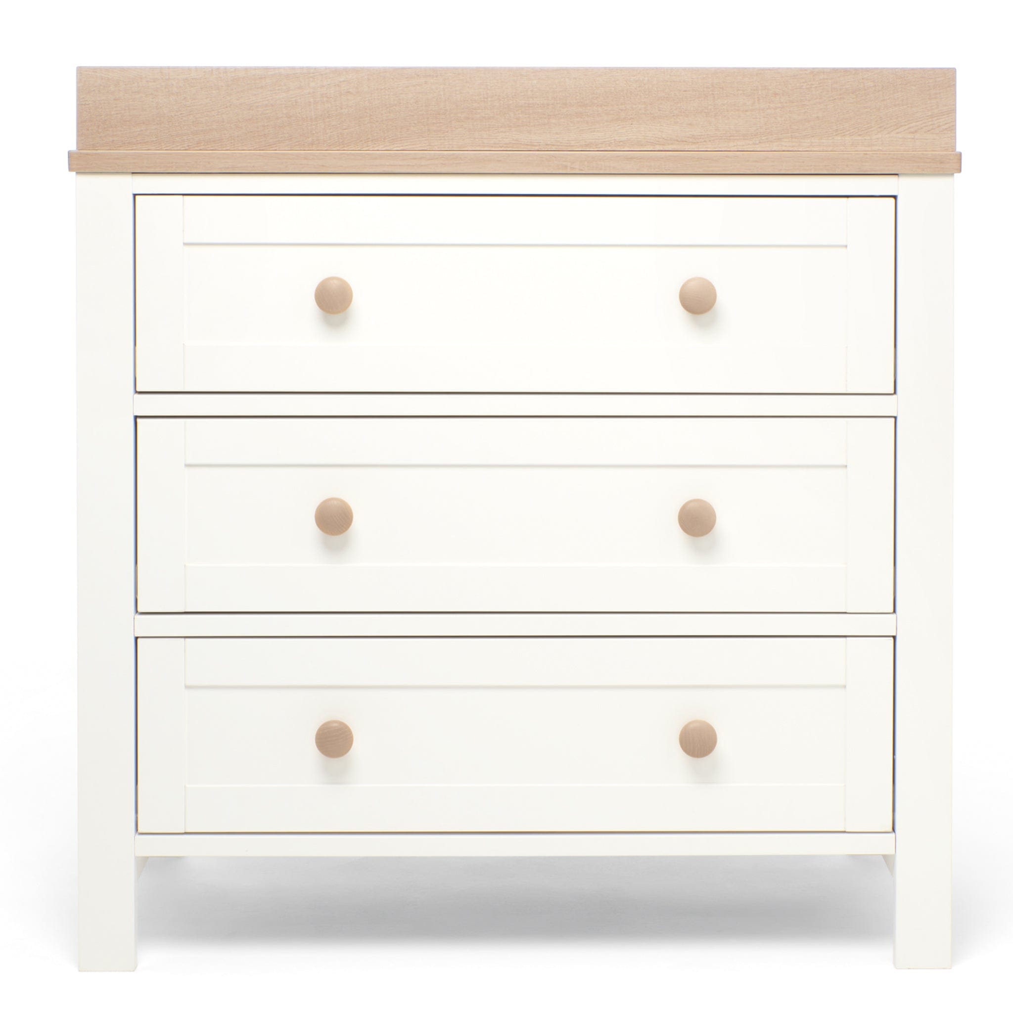 Mamas & Papas cot bed room sets Mamas & Papas Wedmore 3 Piece Cotbed Range in White/Natural