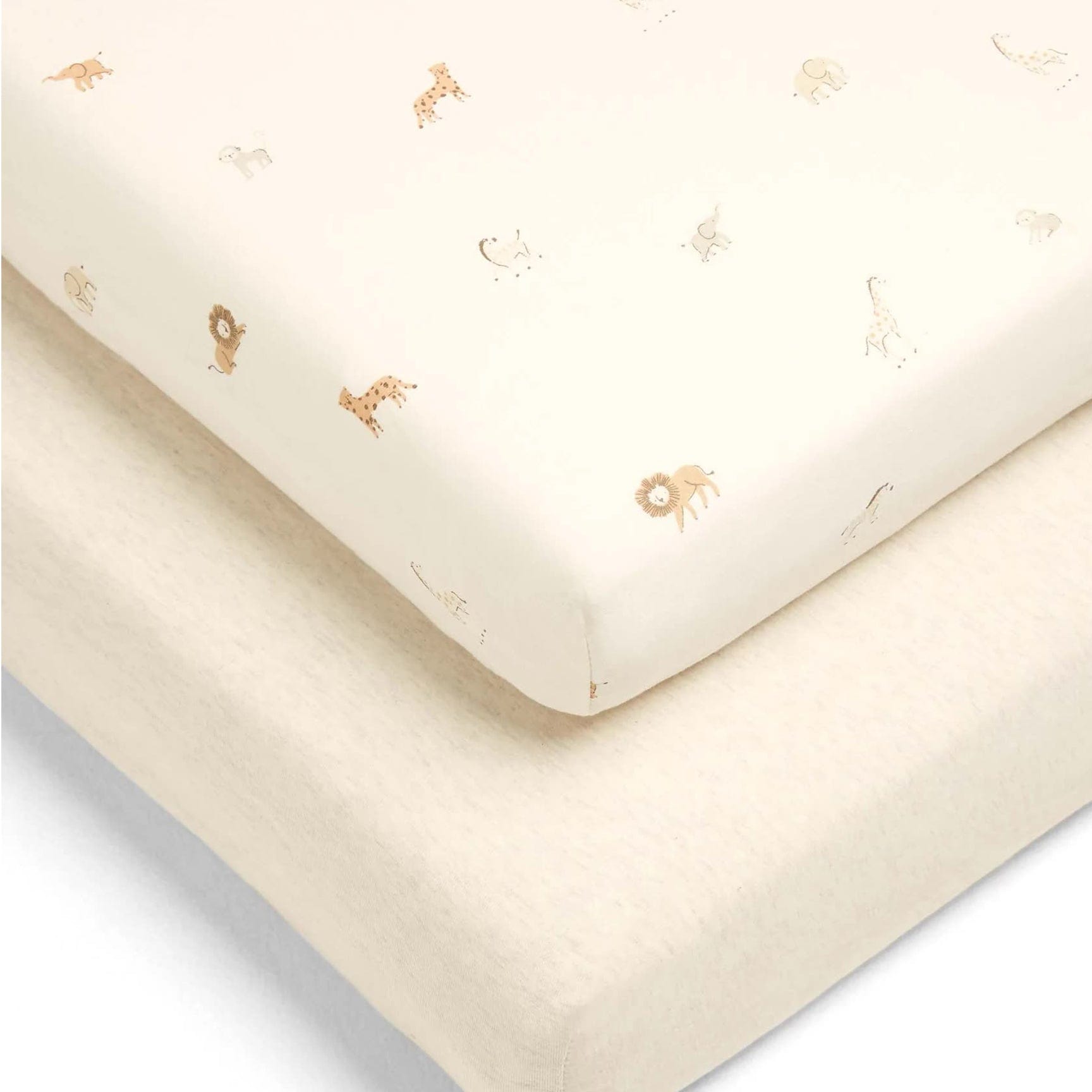 Mamas & Papas cot bed sheets Mamas & Papas Cotbed Fitted Sheets - Born to be Wild 7797CL700
