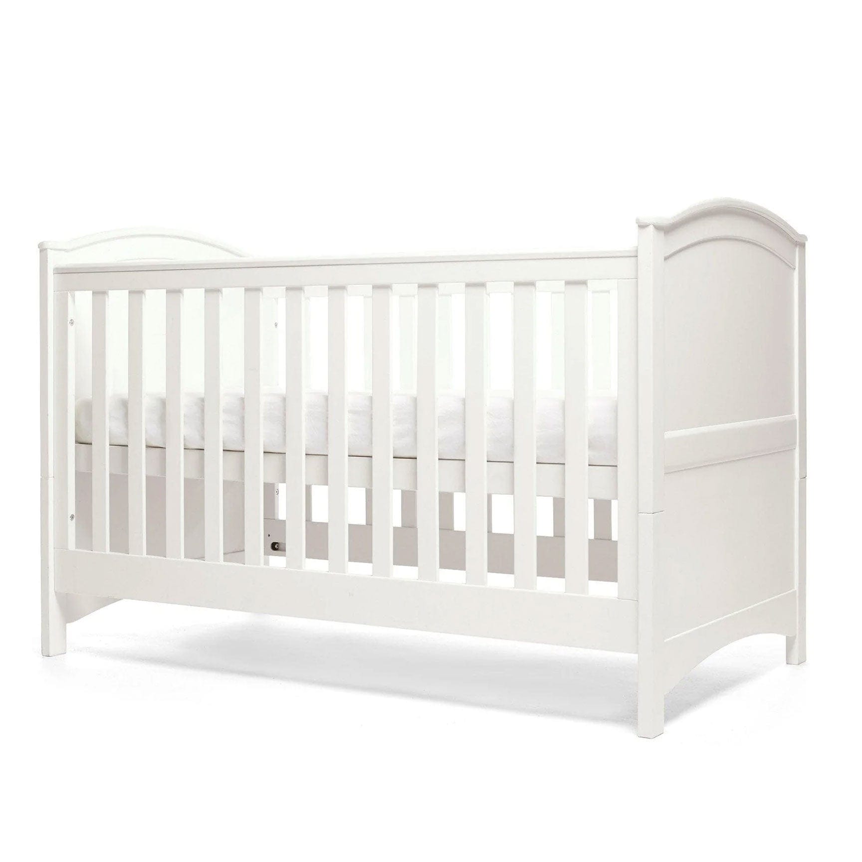 Mamas & Papas Nursery Room Sets Mamas & Papas Flyn 2 Piece Cotbed and Dresser Changer Set - White