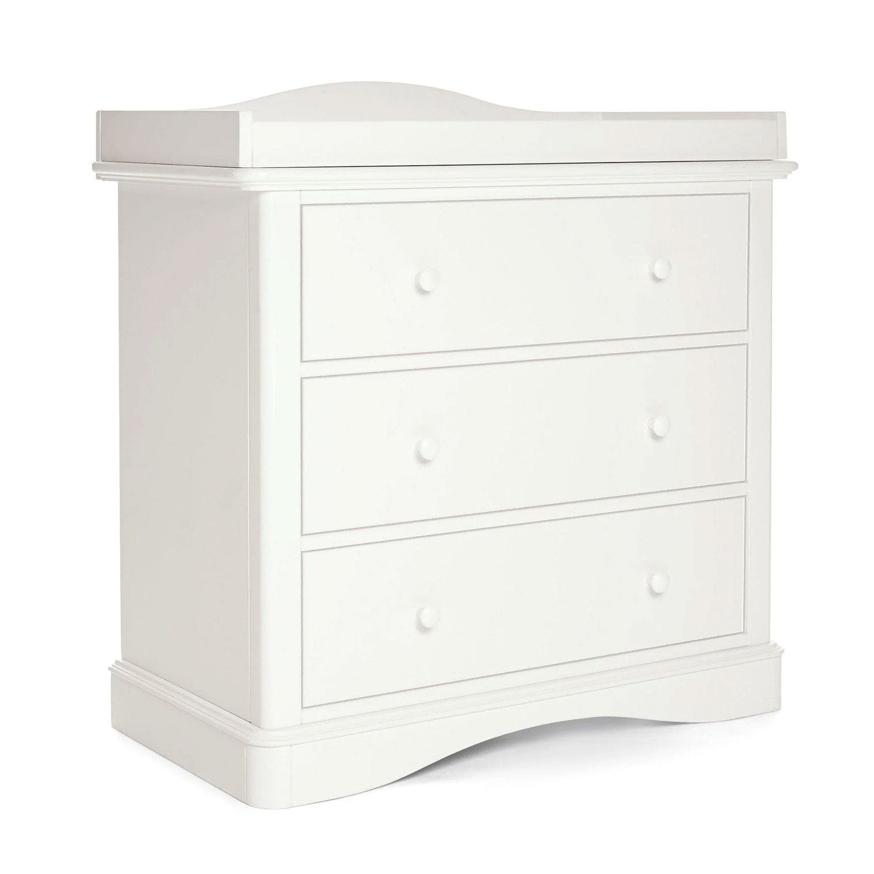 Mamas & Papas Nursery Room Sets Mamas & Papas Flyn 2 Piece Cotbed and Dresser Changer Set - White