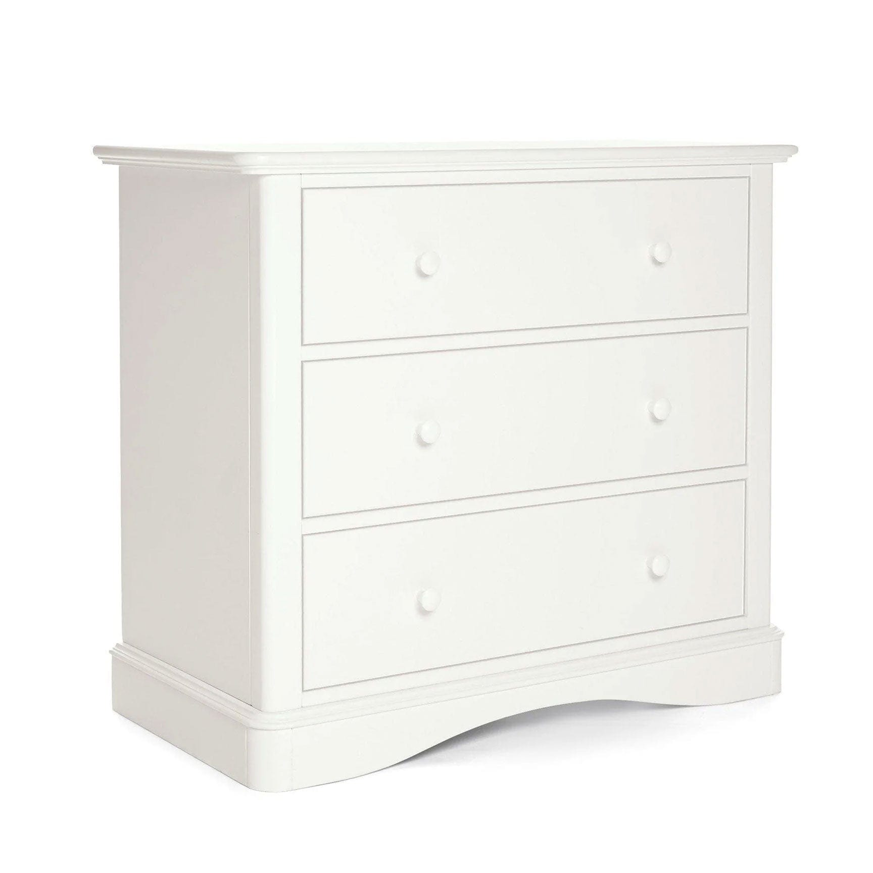 Mamas & Papas Nursery Room Sets Mamas & Papas Flyn 2 Piece Cotbed and Dresser Changer Set - White