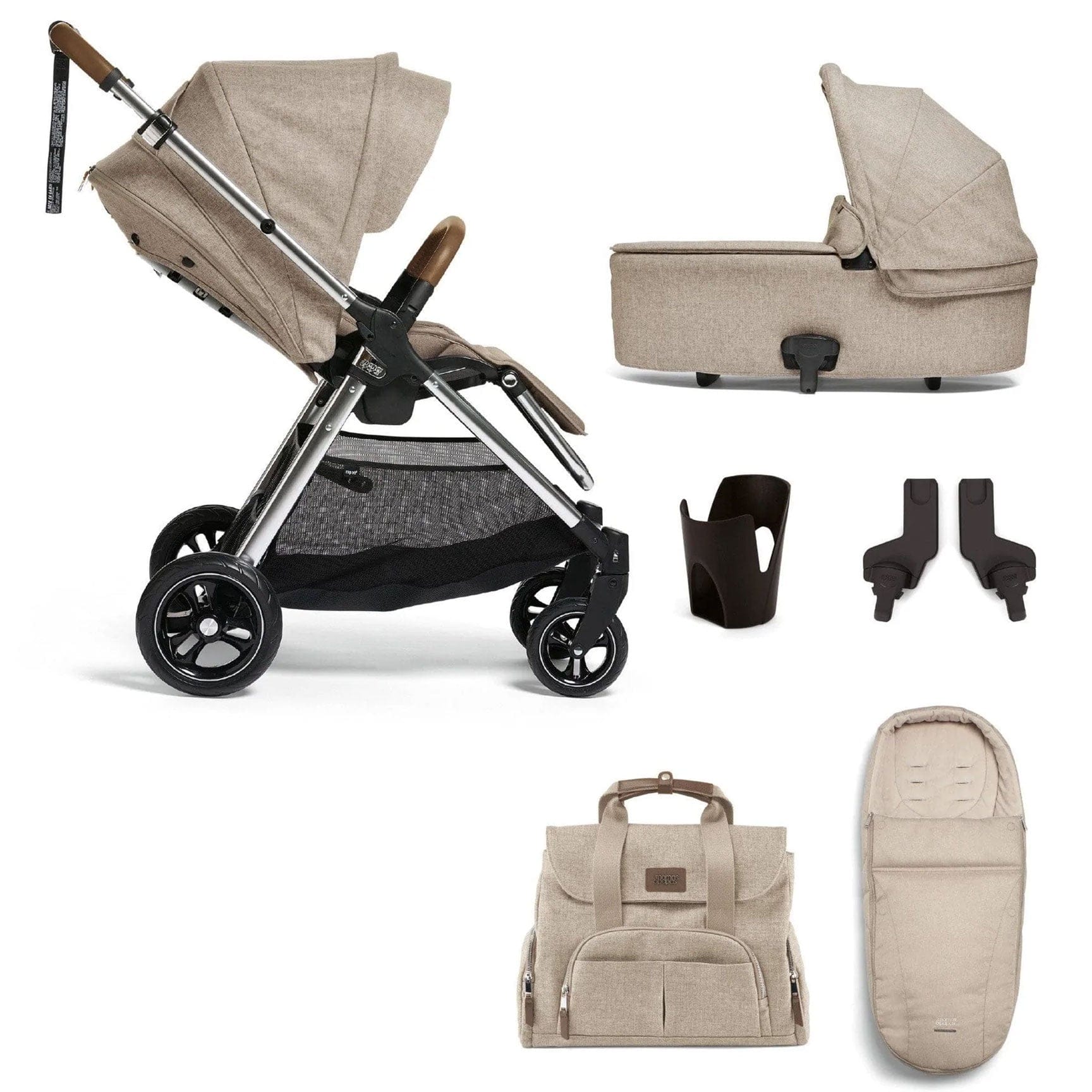 Mamas & Papas Pushchairs & Buggies Mamas & Papas Flip XT³ 6 Piece Essentials Bundle in Biscuit 946145800