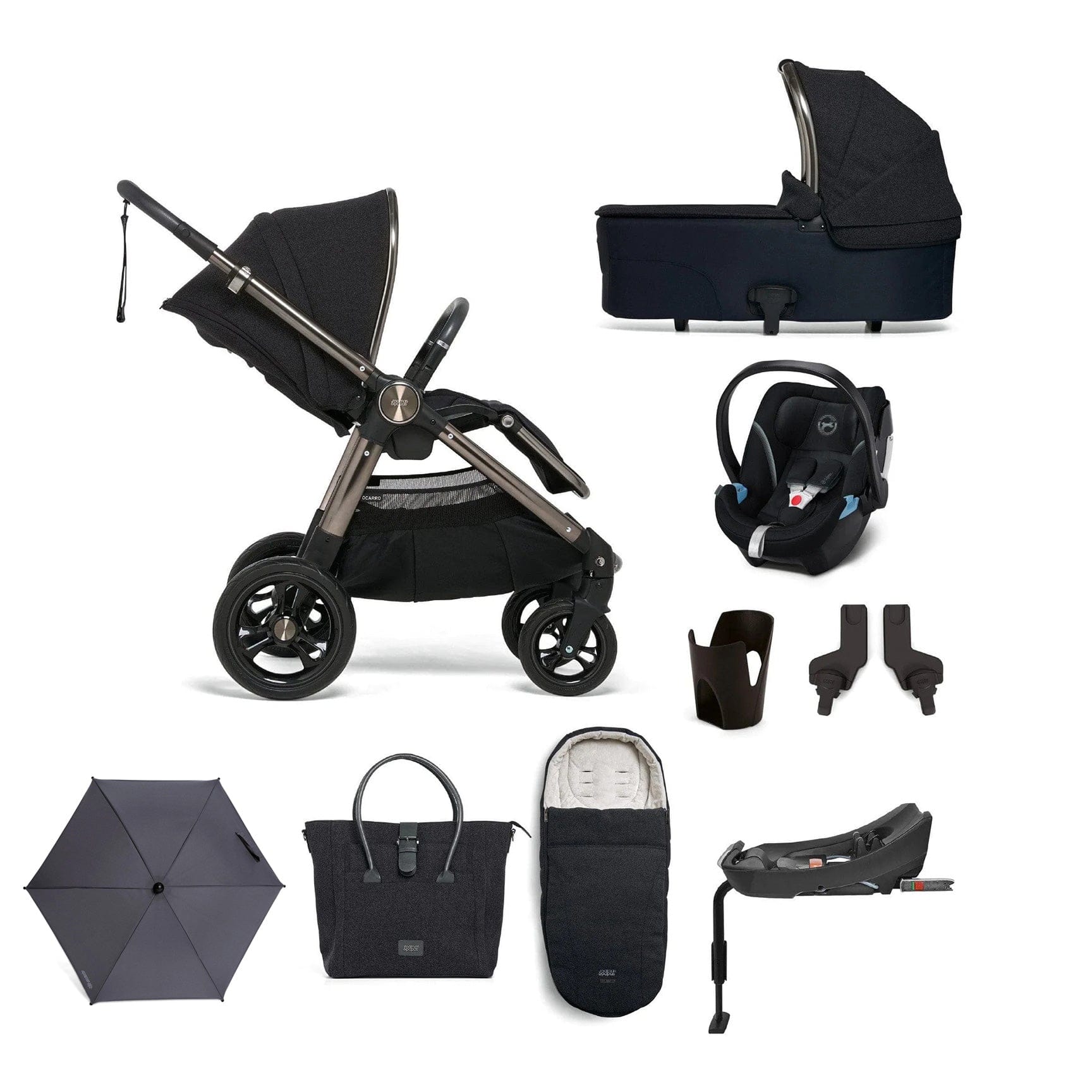 Mamas & Papas travel systems Mamas & Papas Ocarro 9-Piece Complete Kit Navy Classic 85451NH02