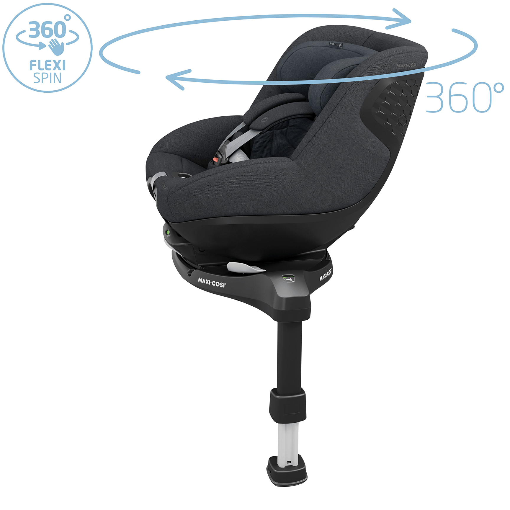 Maxi-Cosi baby car seats Maxi-Cosi Pearl 360 Pro - Authentic Graphite 8053550110