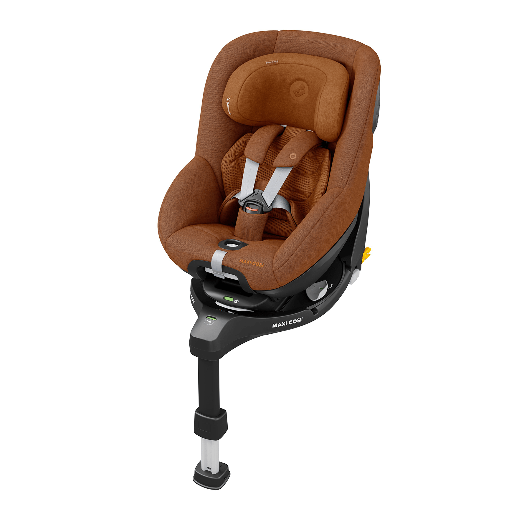 Maxi-Cosi baby car seats Maxi-Cosi Pearl 360 Pro & FamilyFix 360 Pro - Authentic Cognac 8053650110-1