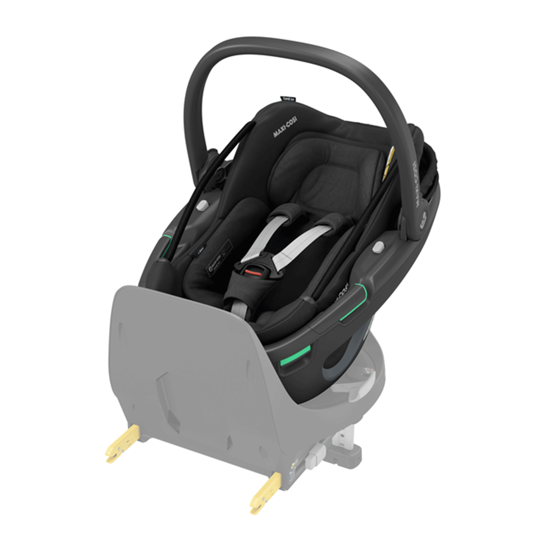 Maxi-Cosi baby car seats Maxi Cosi Coral 360 Car Seat Essential Black with Black Shell 8559672301-1