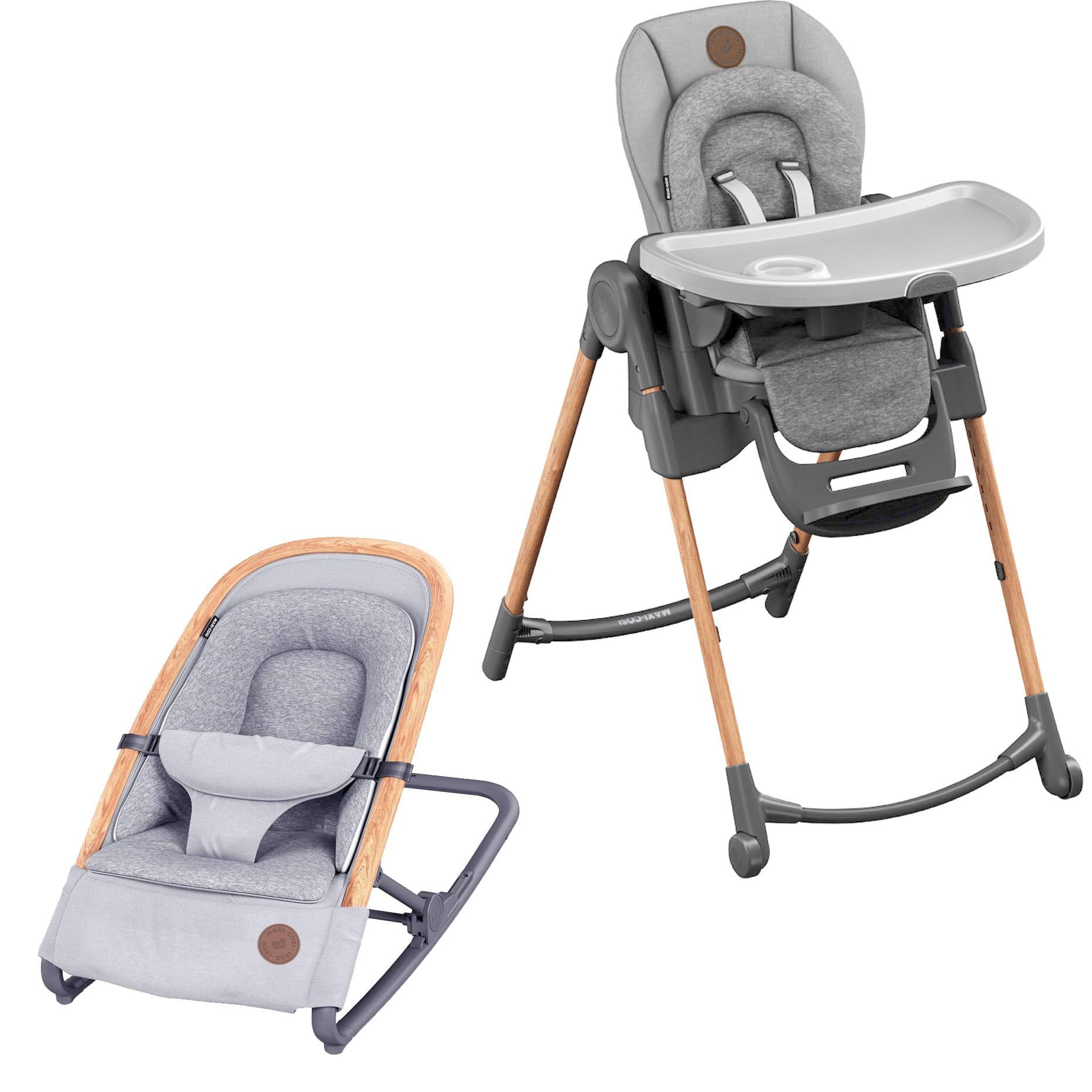 Maxi-Cosi baby highchairs Maxi-Cosi Kori & Minla Home Bundle Essential Grey 8600-ESGRY