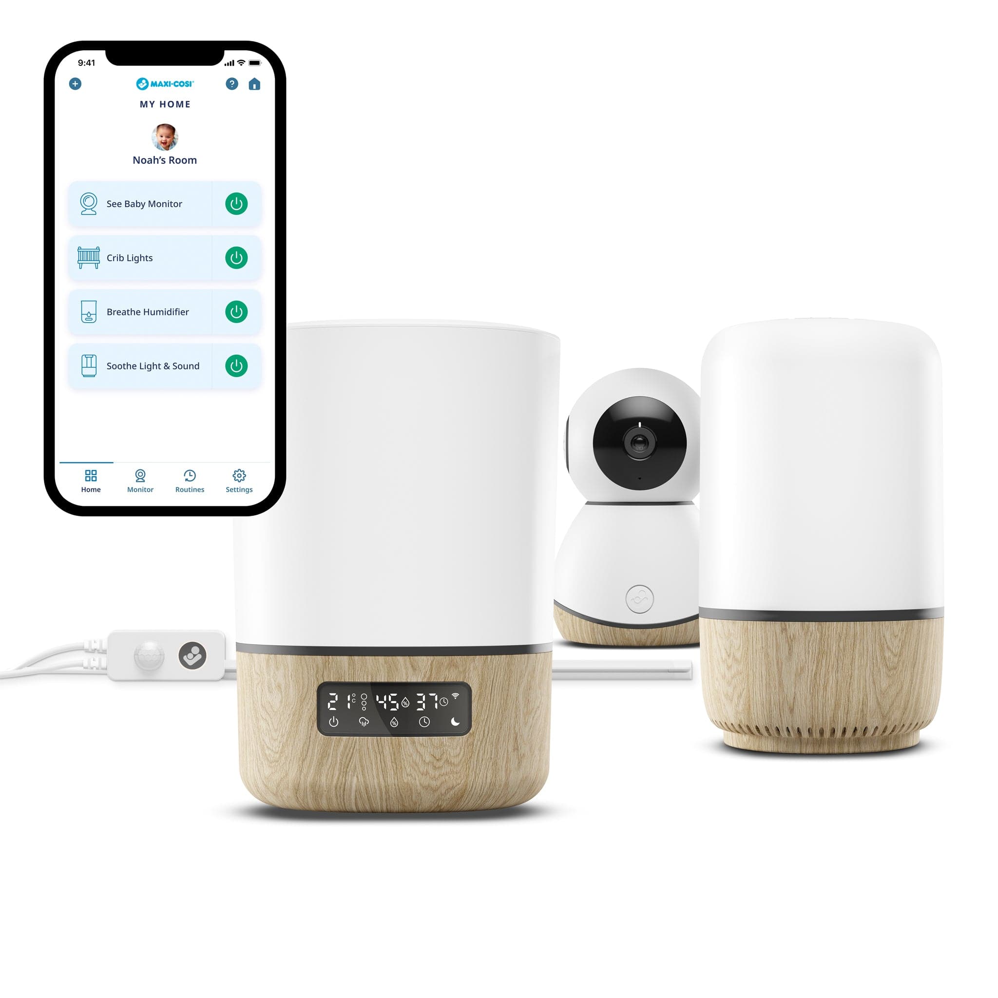 Maxi-Cosi baby monitors Maxi-Cosi Soothe light & Sound 3202171000
