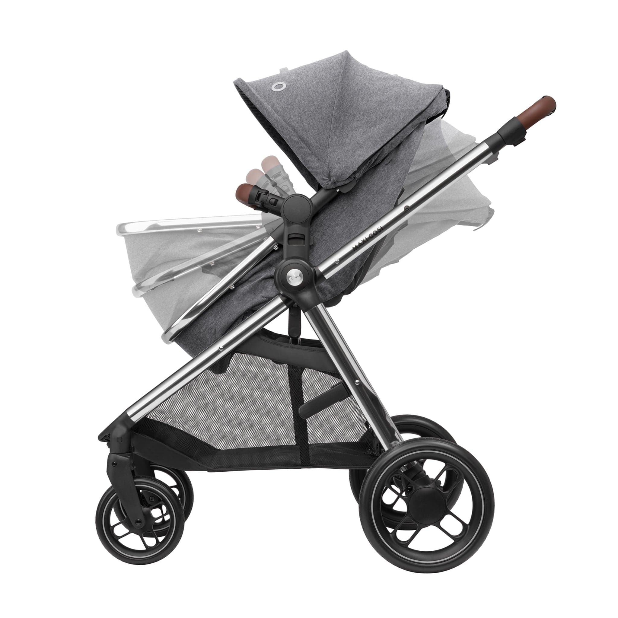 Maxi-Cosi baby pushchairs Maxi-Cosi Zelia Luxe Pushchair in Twillic Grey 1210370300