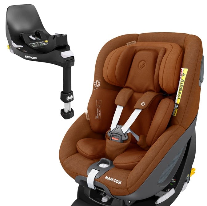 Maxi-Cosi i-Size car seats Maxi Cosi Pearl 360 & Family Fix 360 Base Bundle Authentic Cognac 10712-AUT-COG