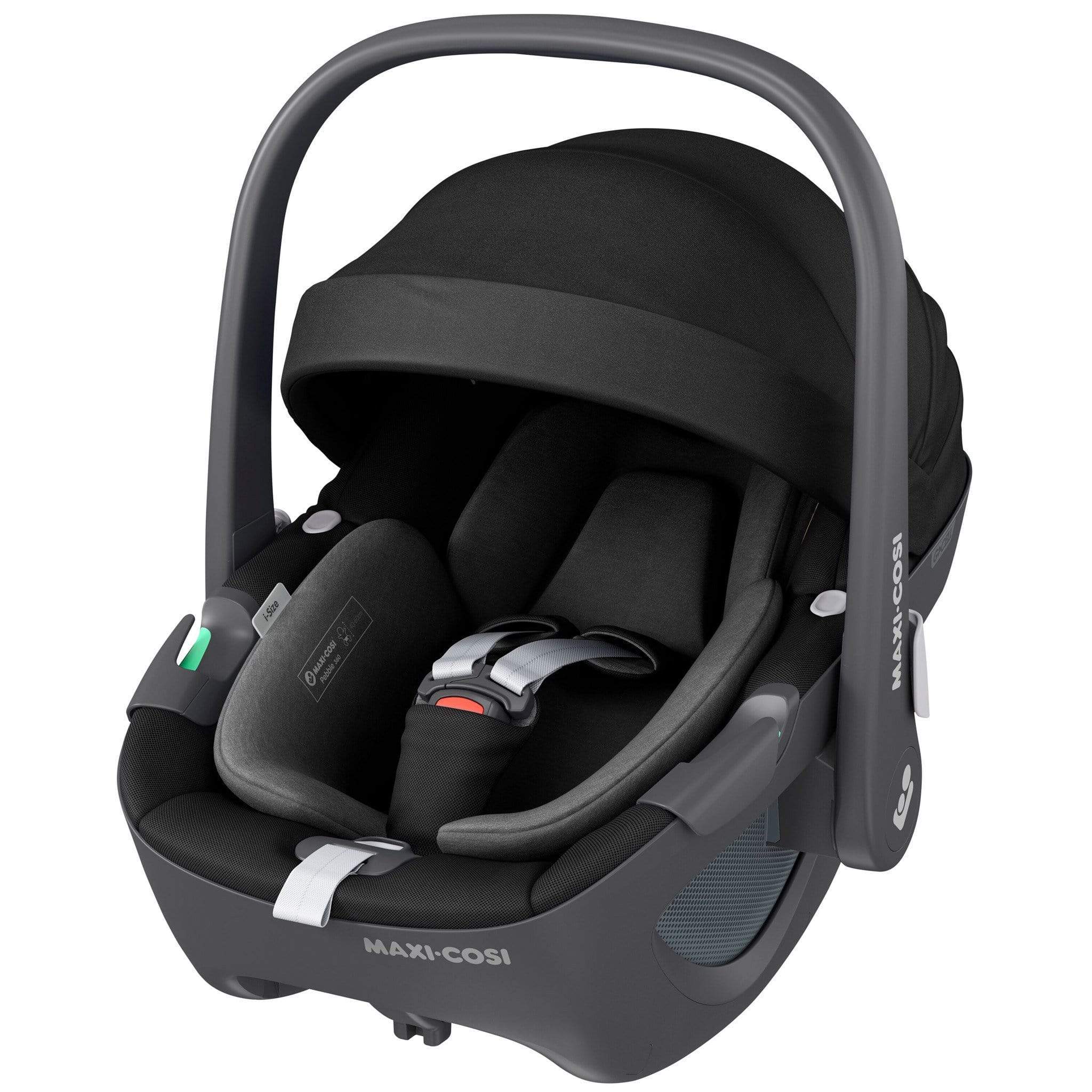 Maxi-Cosi i-Size car seats Maxi Cosi Pebble 360 & Family Fix 360 Base Bundle Essential Black 8336-ESS-BLK