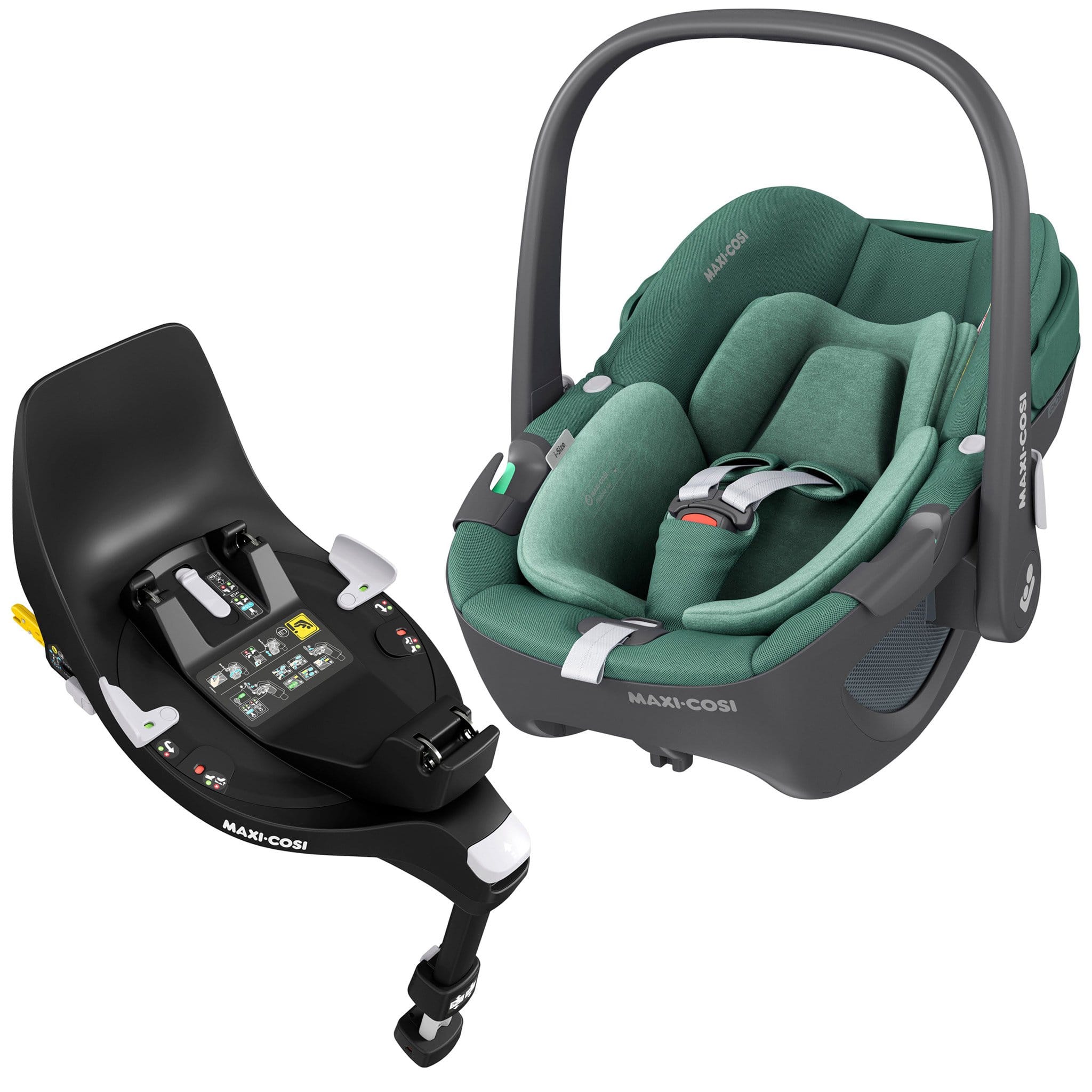 Maxi-Cosi i-Size car seats Maxi Cosi Pebble 360 & Family Fix 360 Base Bundle Essential Green 8339-ESS-GRN