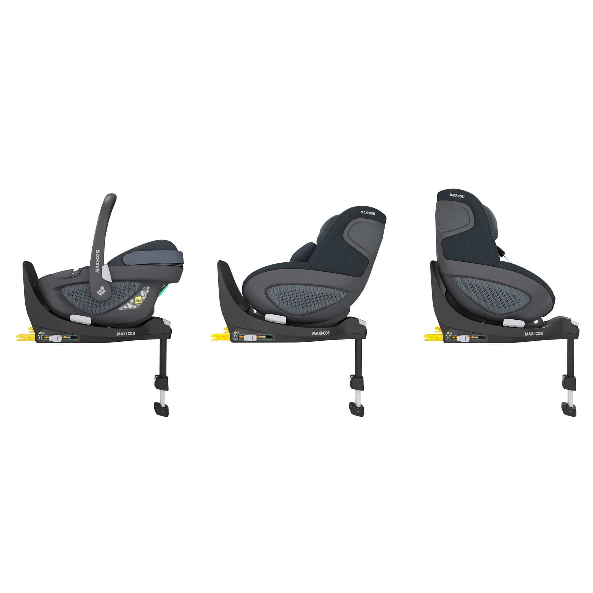 Maxi-Cosi i-Size car seats Maxi Cosi Pearl 360 & Family Fix 360 Base Bundle Authentic Black 8340-AUT-BLK