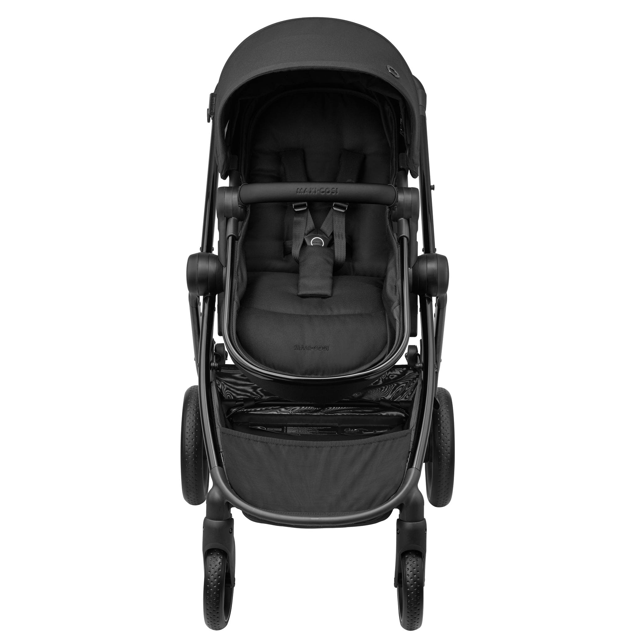 Maxi-Cosi travel systems Maxi-Cosi Zelia Luxe Cabriofix i-Size & Base Travel System in Twillic Black 11071-TWI-BLK