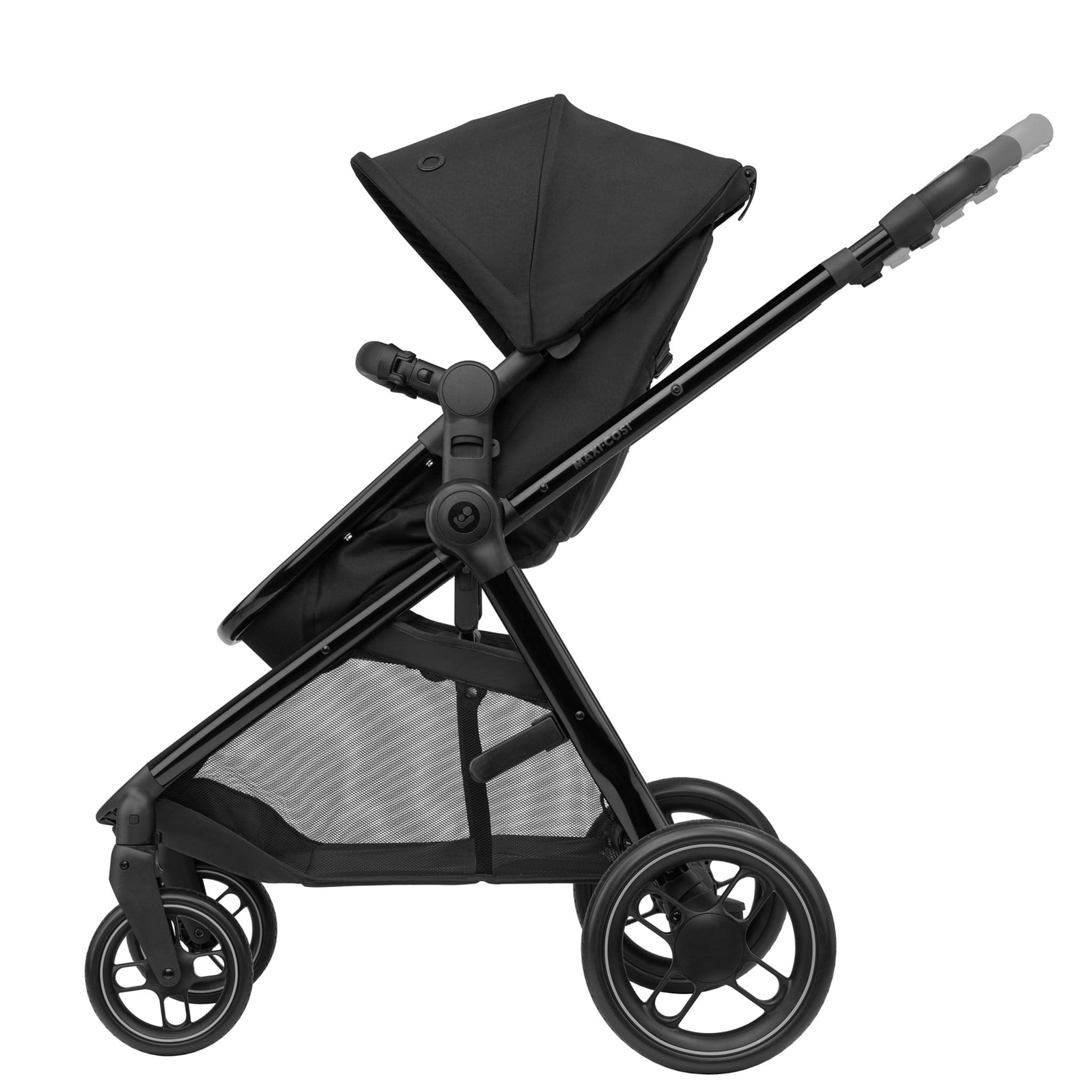 Maxi-Cosi travel systems Maxi-Cosi Zelia Luxe Cabriofix i-Size & Base Travel System in Twillic Black 11071-TWI-BLK