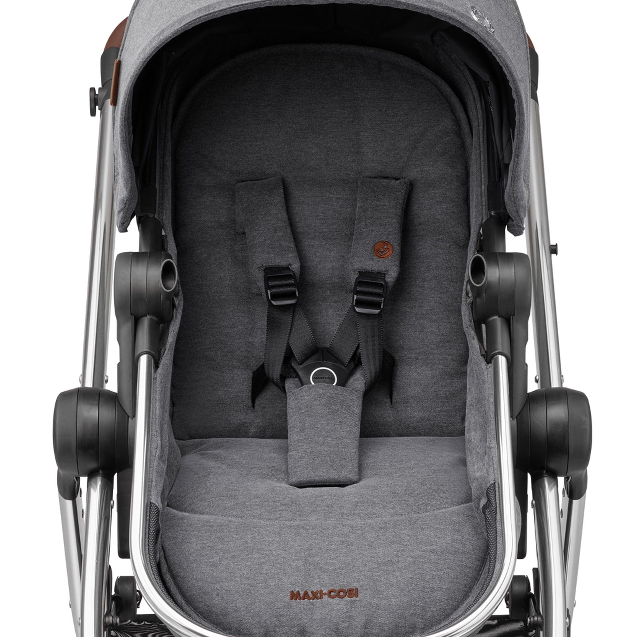 Maxi-Cosi travel systems Maxi-Cosi Zelia Luxe with Cabriofix i-Size & Base Travel System in Twillic Grey 11072-TWI-GRY