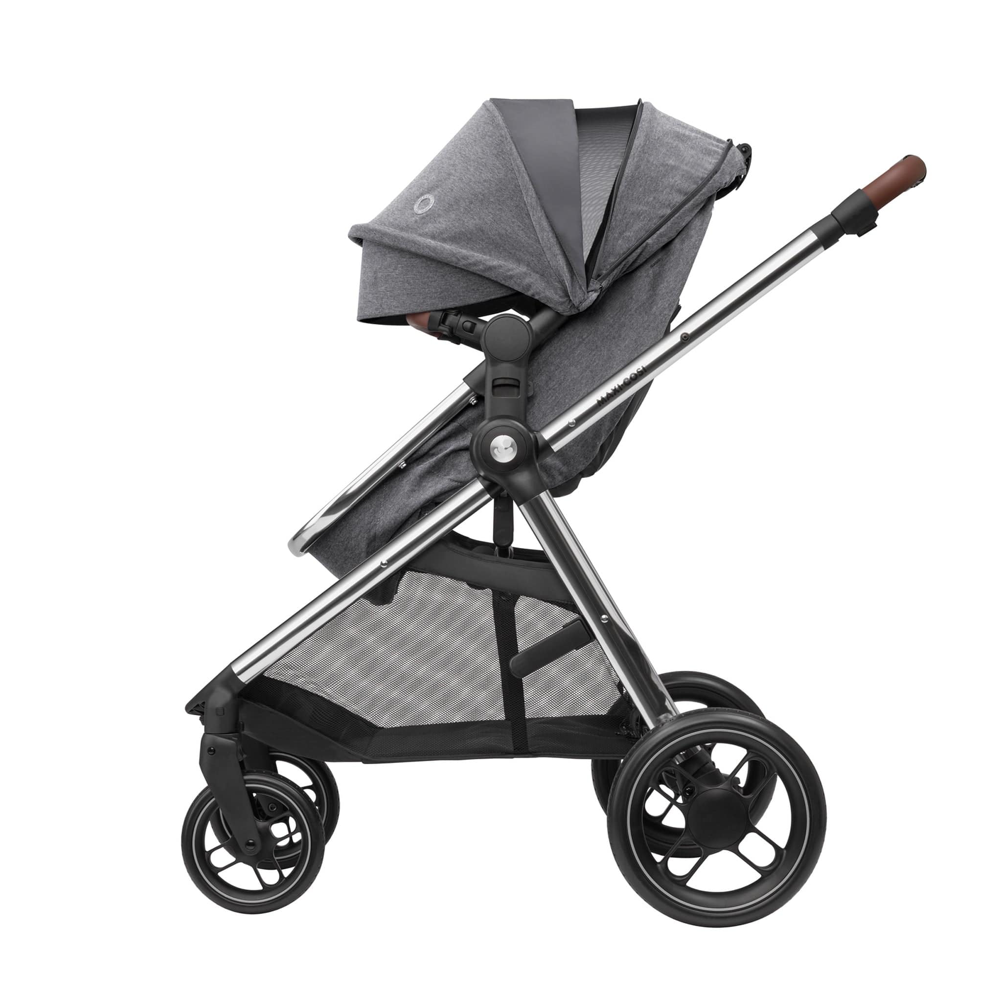 Maxi-Cosi travel systems Maxi-Cosi Zelia Luxe with Cabriofix i-Size & Base Travel System in Twillic Grey 11072-TWI-GRY