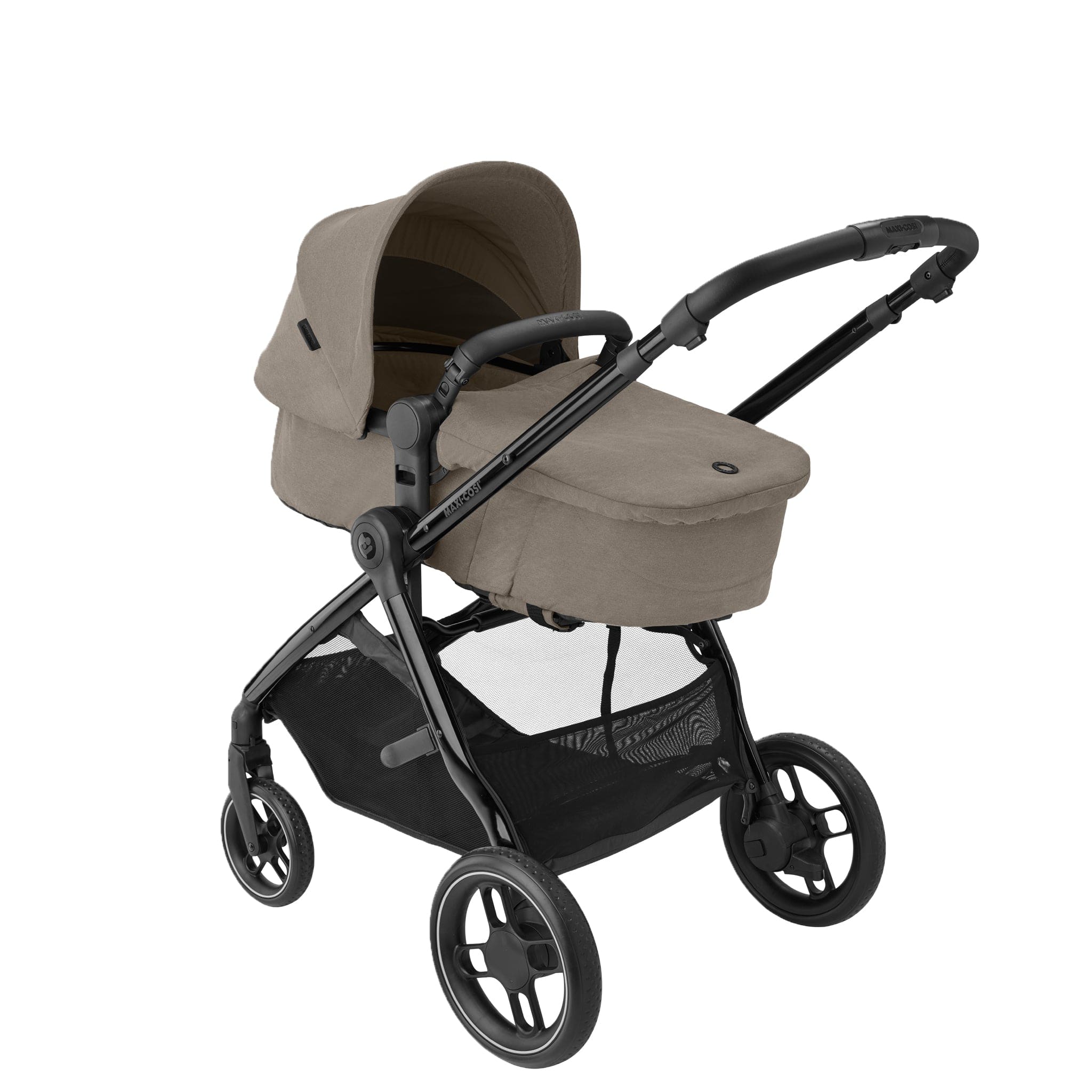 Maxi-Cosi travel systems Maxi-Cosi Zelia Luxe with Cabriofix i-Size & Base Travel System in Twillic Truffle 11073-TWI-TRU