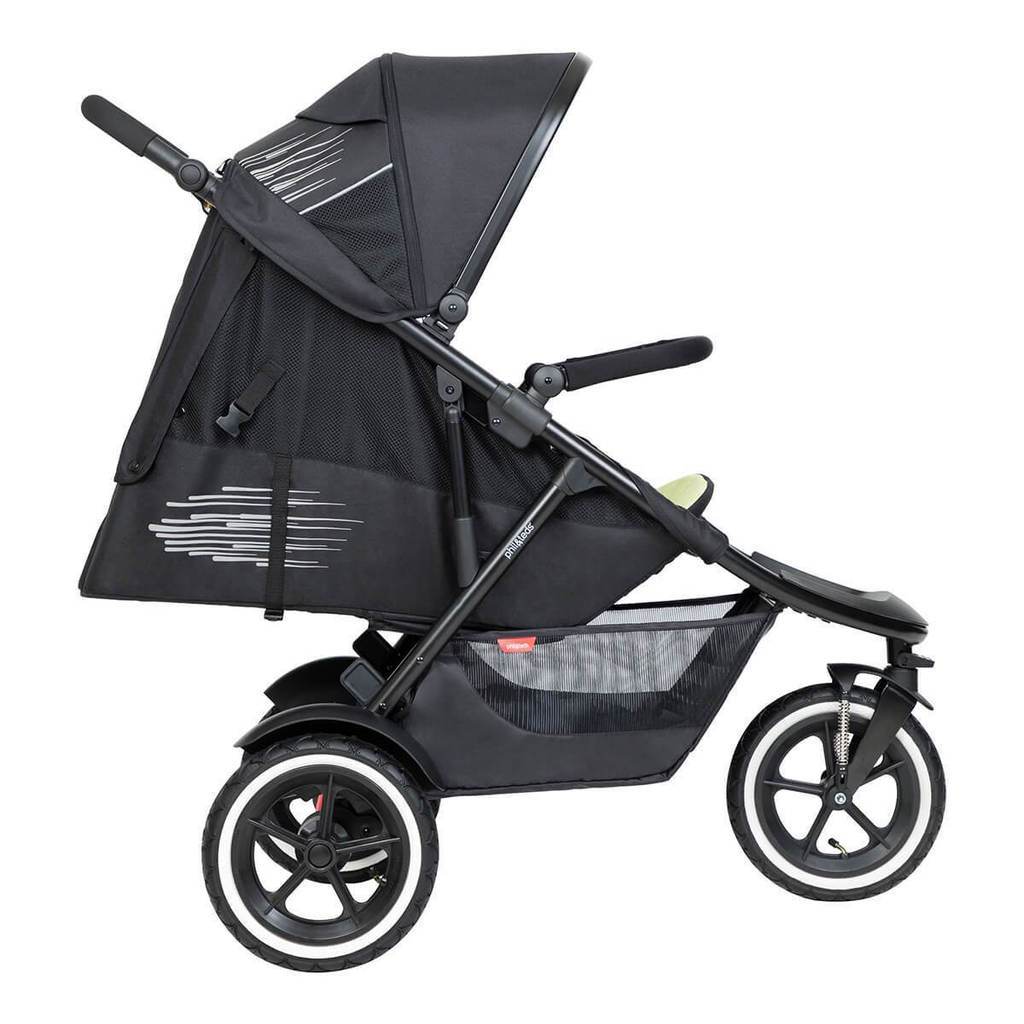 Phil & Teds 3 wheel pushchairs Phil & Teds Sport & Carrycot - Black 12369-BLK