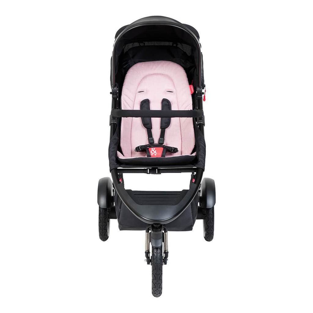 Phil & Teds 3 wheel pushchairs Phil & Teds Sport & Carrycot - Blush 12369-BLU