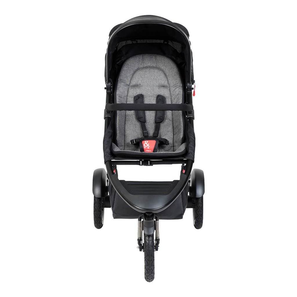 Phil & Teds 3 wheel pushchairs Phil & Teds Sport & Carrycot - Charcoal 12369-CHA