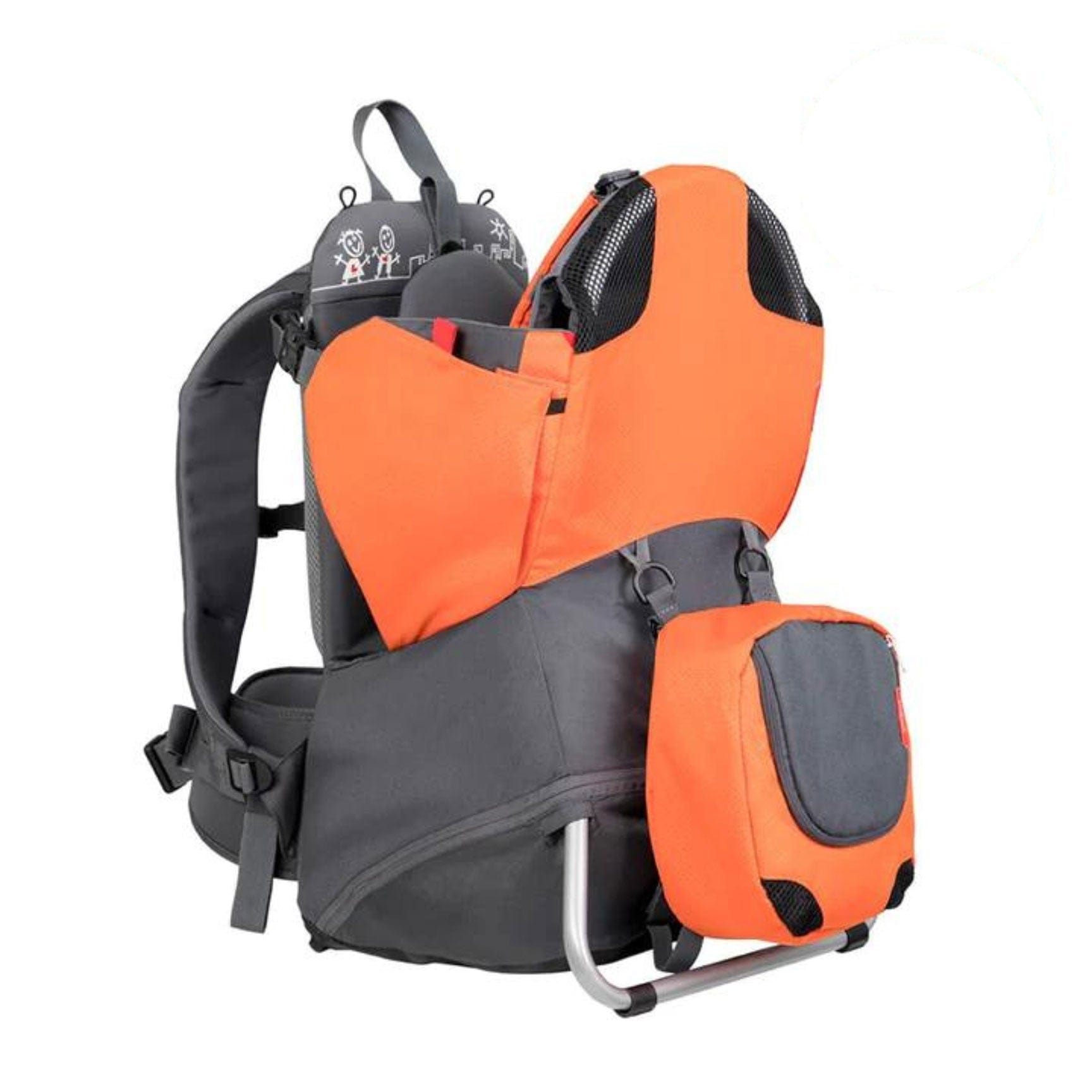 Phil & Teds baby carriers Phil & Teds Parade Carrier - Orange CPA_V1_44