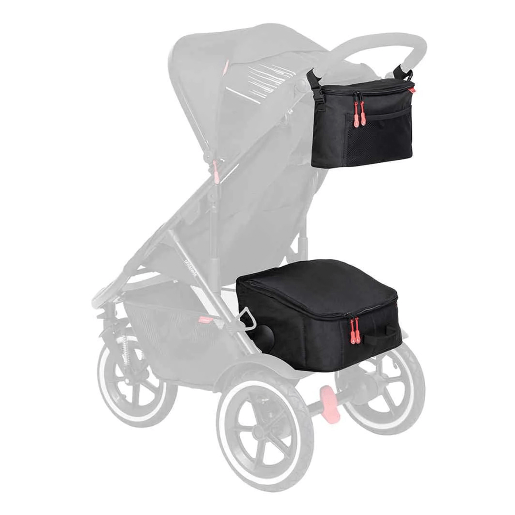 Phil & Teds buggy accessories Phil & Teds Igloo Inline Storage - Black PT-STORAGEIGLOO-V6-5