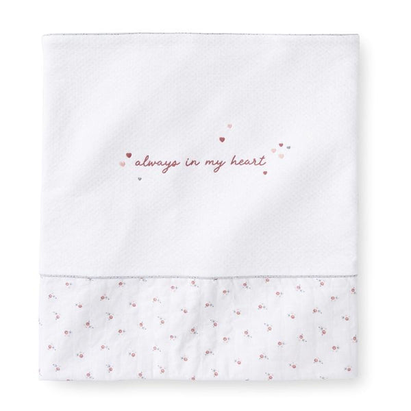 Silver cross vintage pink bedding clearance
