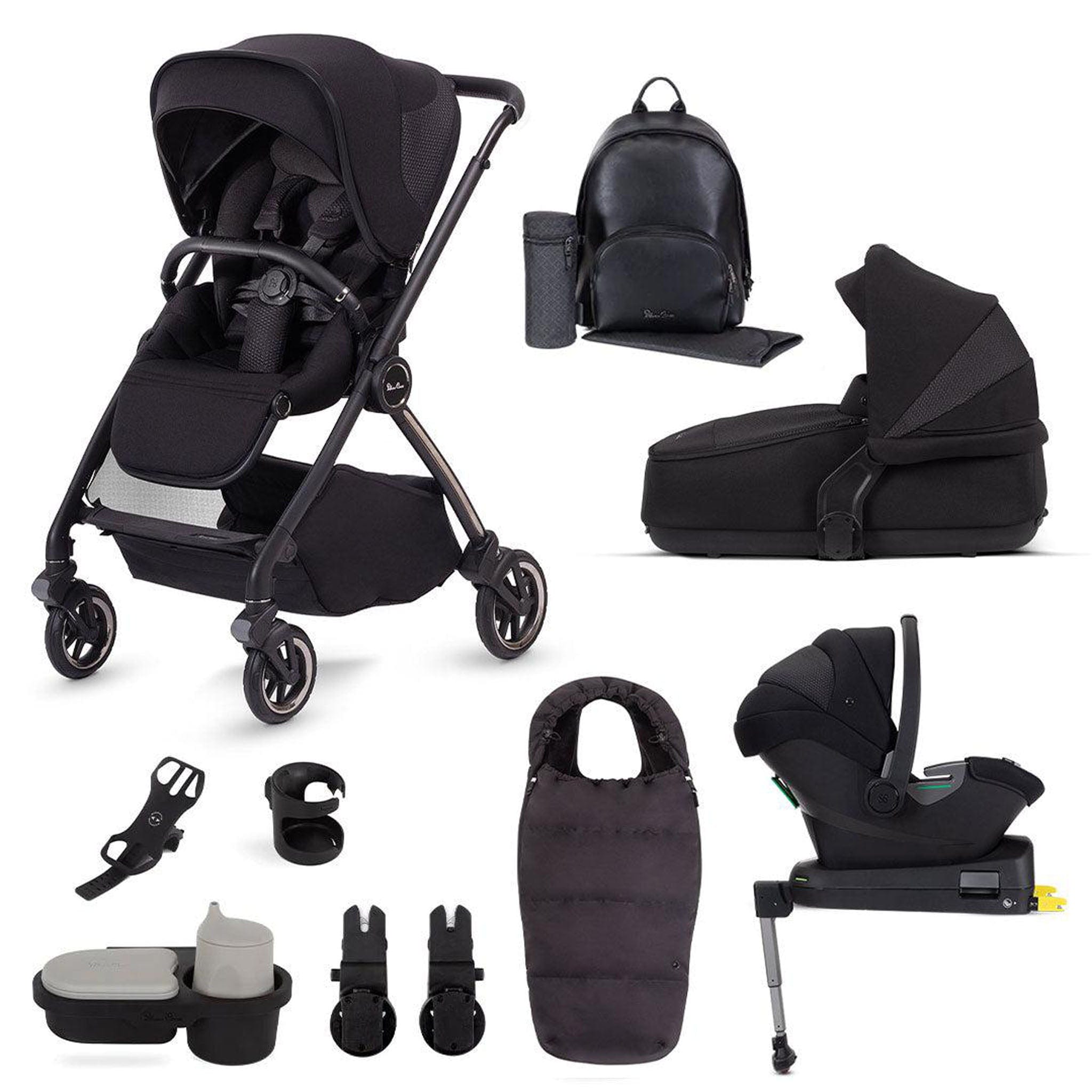 Silver Cross travel systems Silver Cross Dune Ultimate Travel System with Folding Carrycot - Space KTDU.SP3