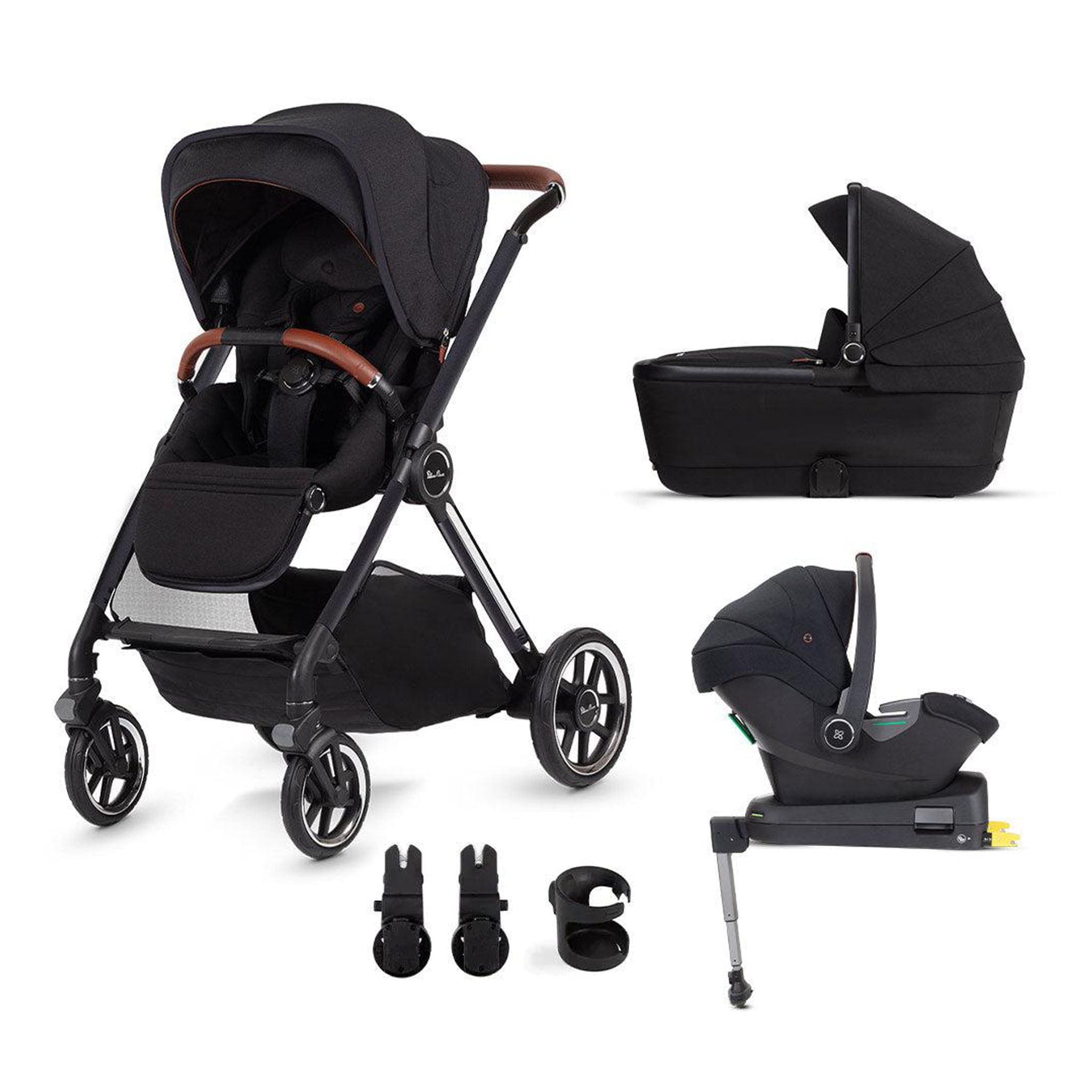 Silver Cross travel systems Silver Cross Reef Travel System with First Bed Folding Carrycot - Orbit KTRT.OB4