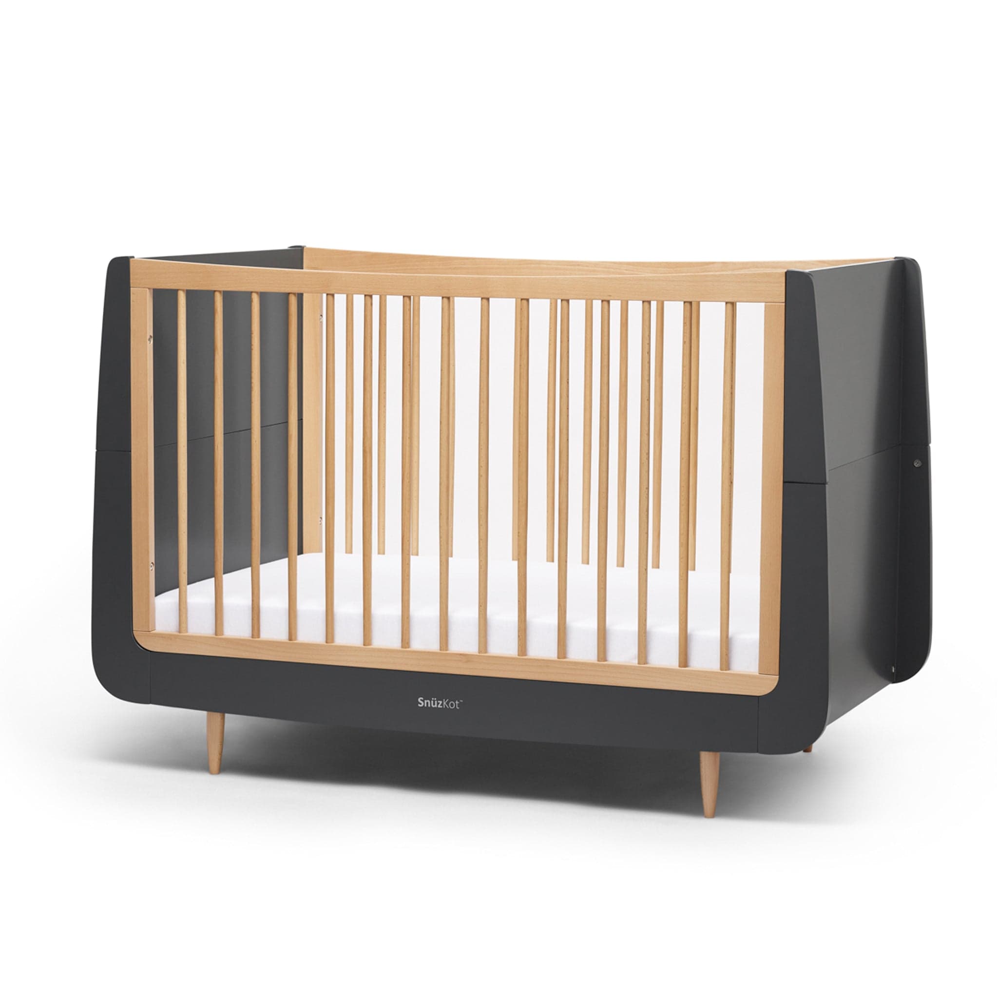 SnuzPod Cot Beds SnüzKot Skandi Cot Bed in Slate FN005GE