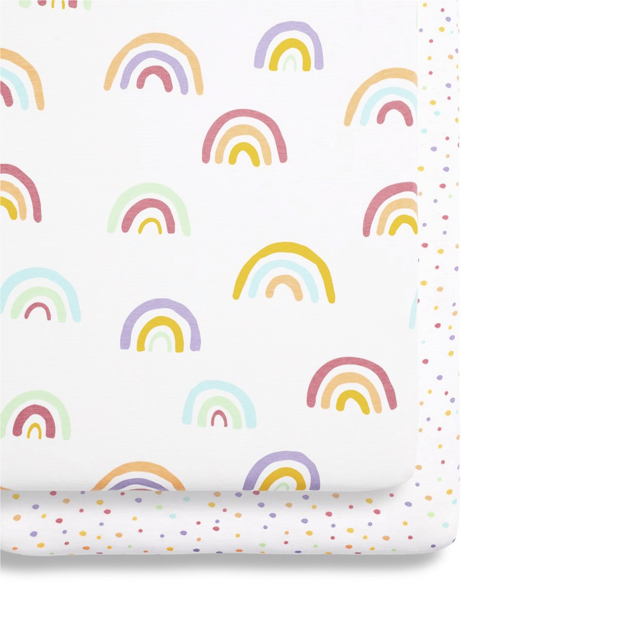 SnuzPod cot sheets SnüzPod Fitted Crib Sheets 2pk Colour Rainbow BD028BJ