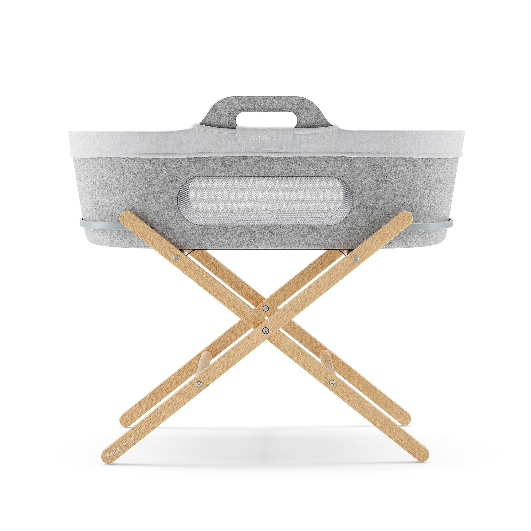 SnuzPod moses baskets SnüzPod Moses Baskit Liner - Light Grey Marl AC030B