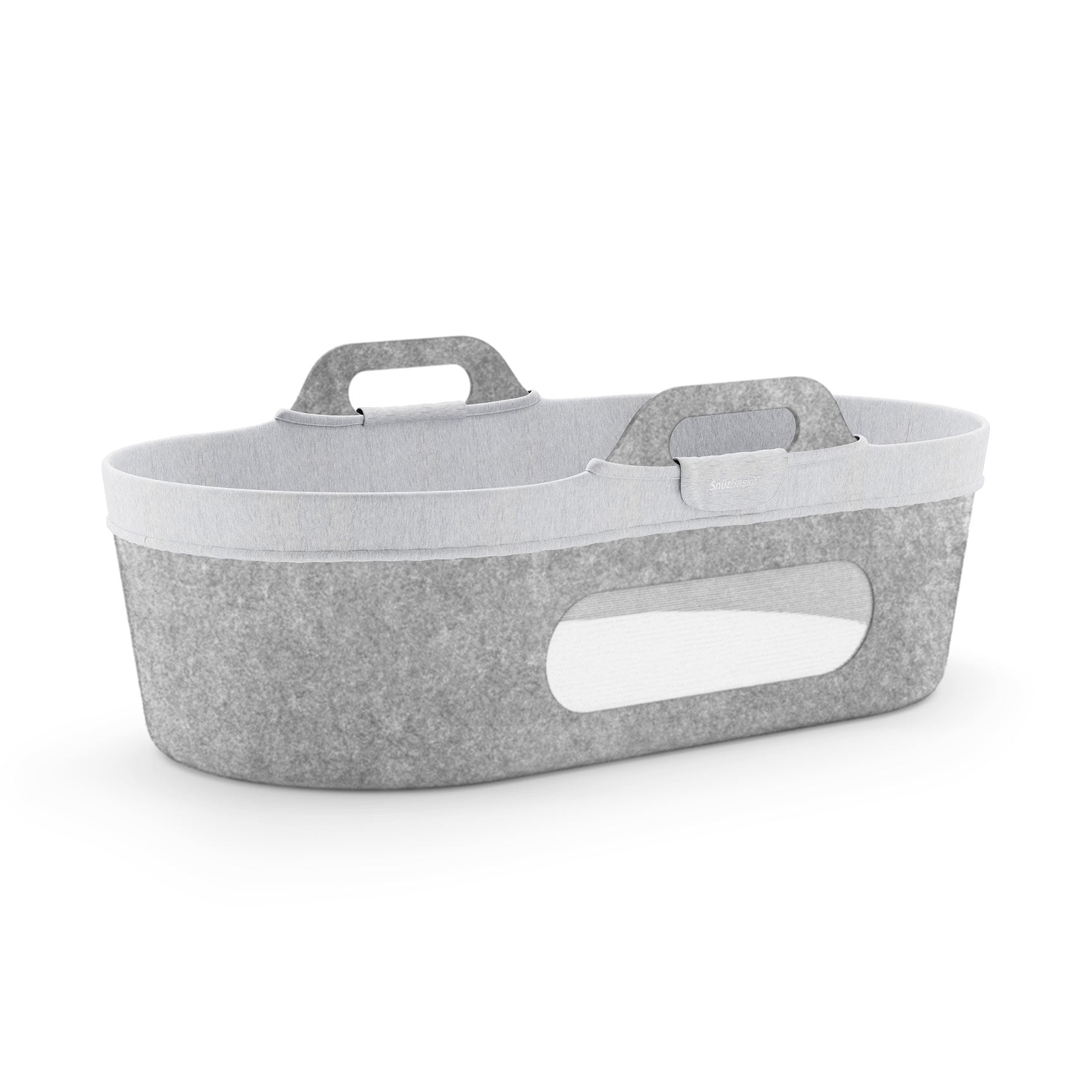 SnuzPod moses baskets SnüzPod Moses Baskit Liner - Light Grey Marl AC030B