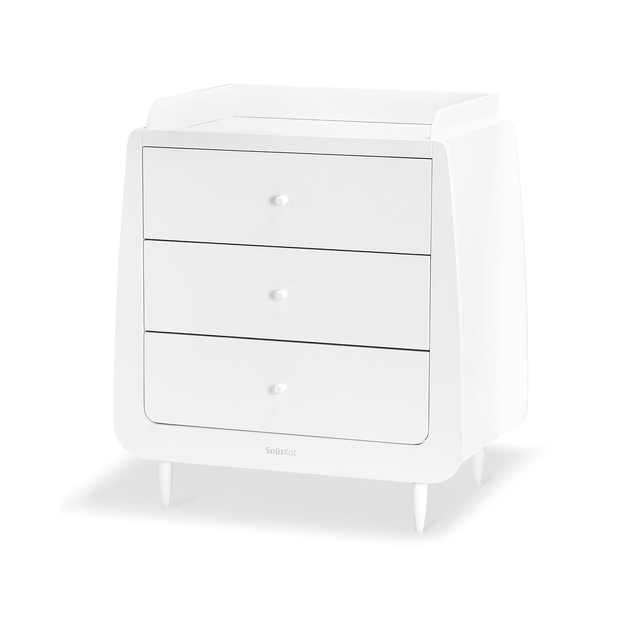 SnuzPod Nursery Room Sets SnüzKot Skandi 2 Piece Nursery Furniture Set in White FN007SA