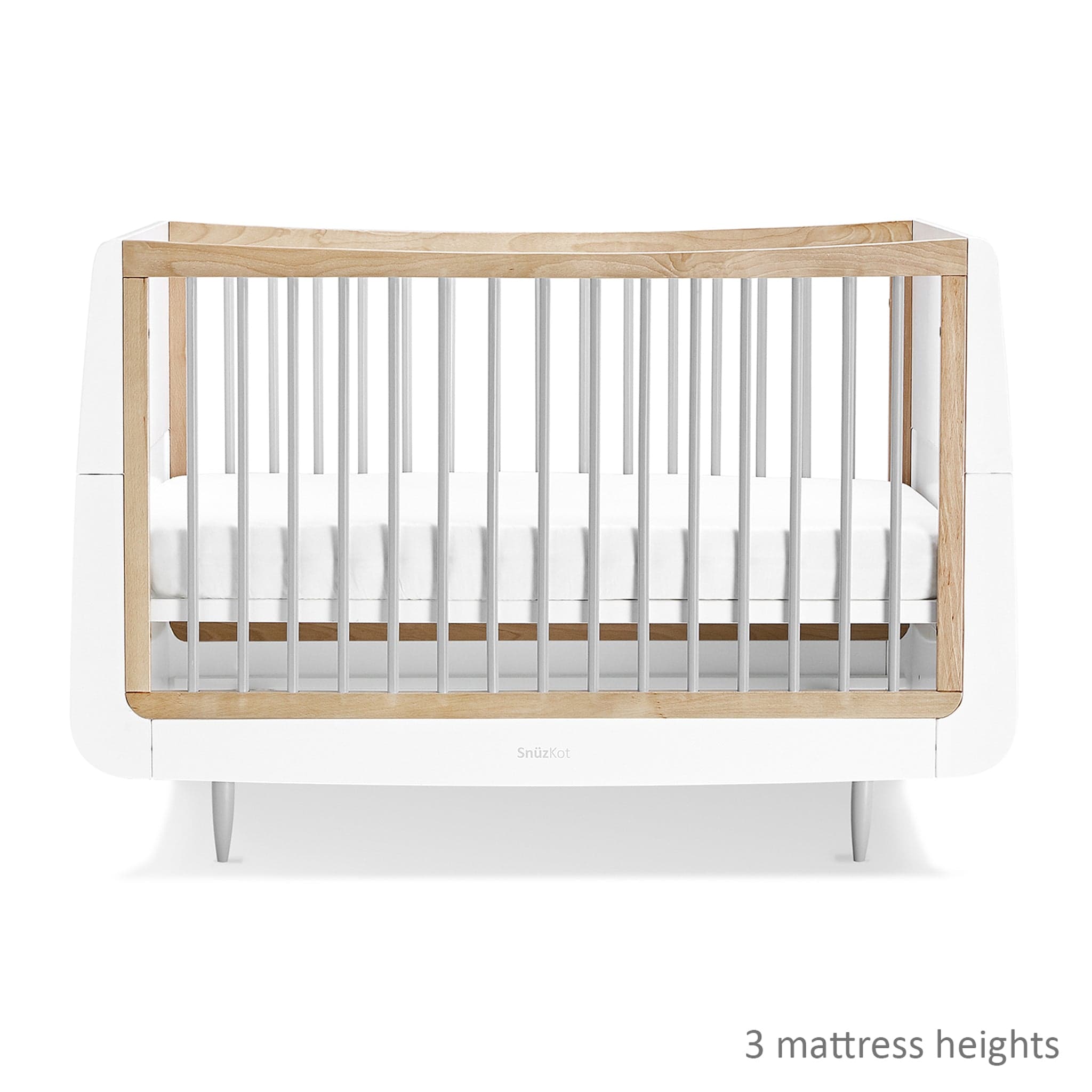 SnuzPod Nursery Room Sets SnüzKot Skandi 3 Piece Nursery Furniture Set in Grey 11300-SK-GRY