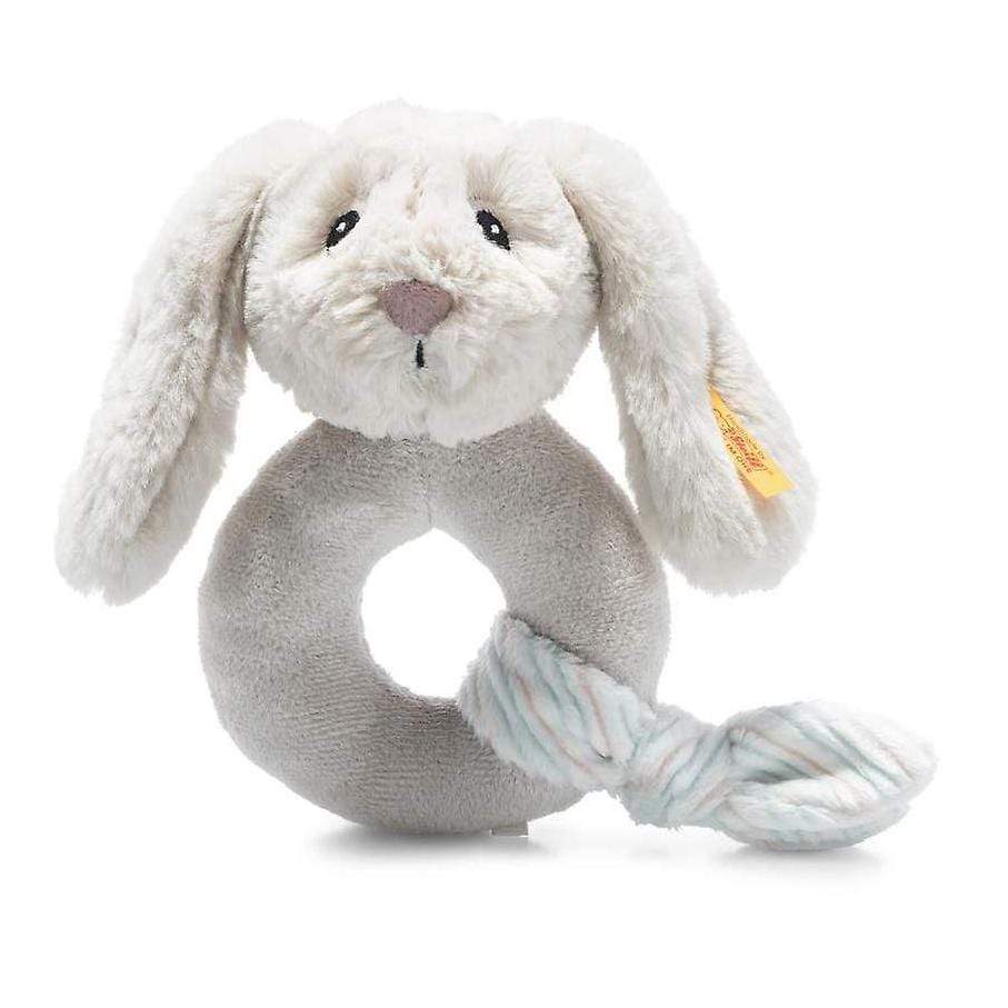 Steiff soft animals Steiff Soft Cuddly Friends Hoppie Rabbit Grip Toy Rattle 242267