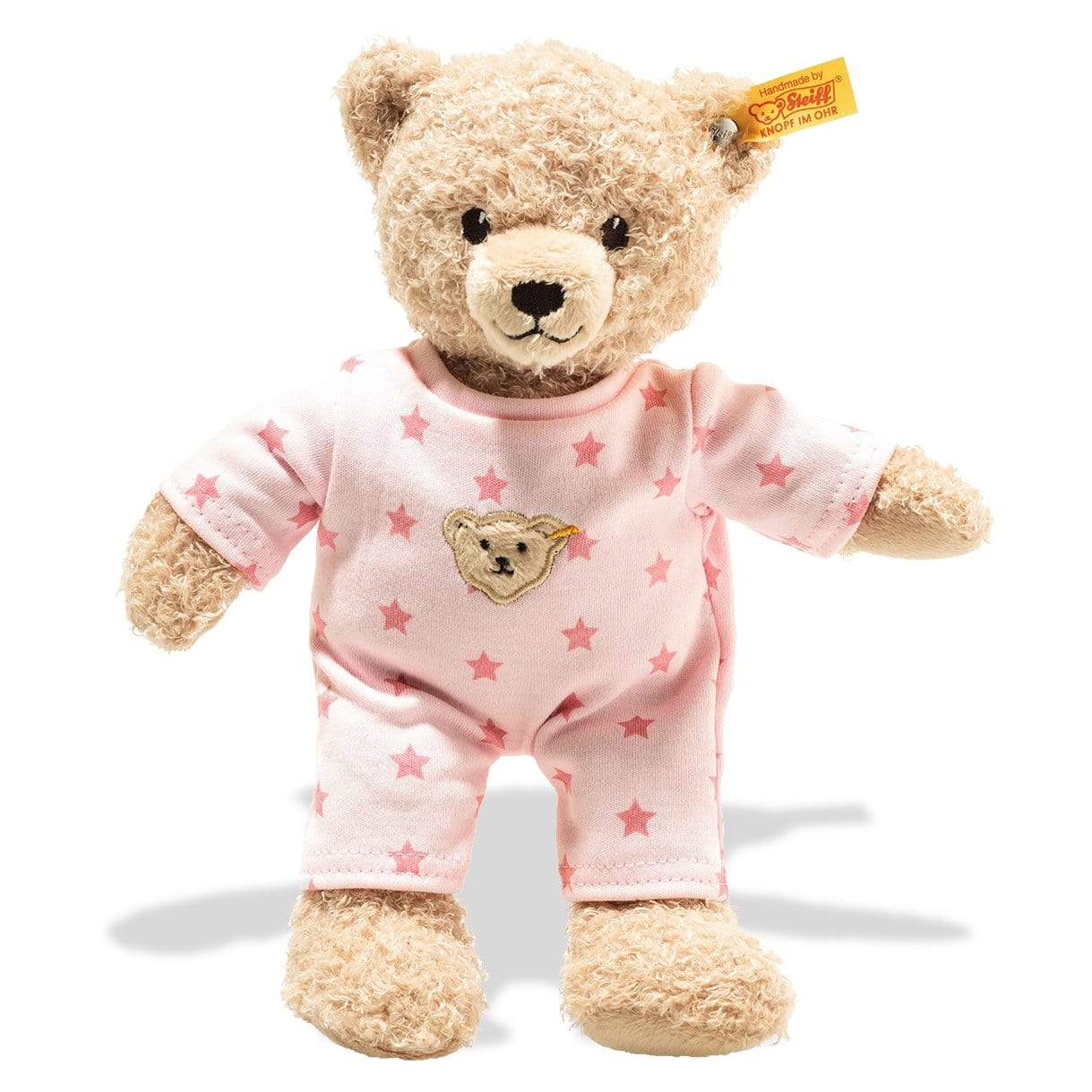 Steiff soft animals Steiff Teddy Bear in Pyjamas Pink 25cm 241659