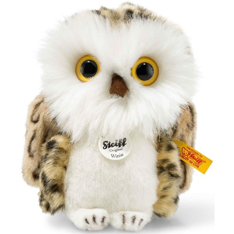 Steiff Wittie Owl 12cm Grey Brindled