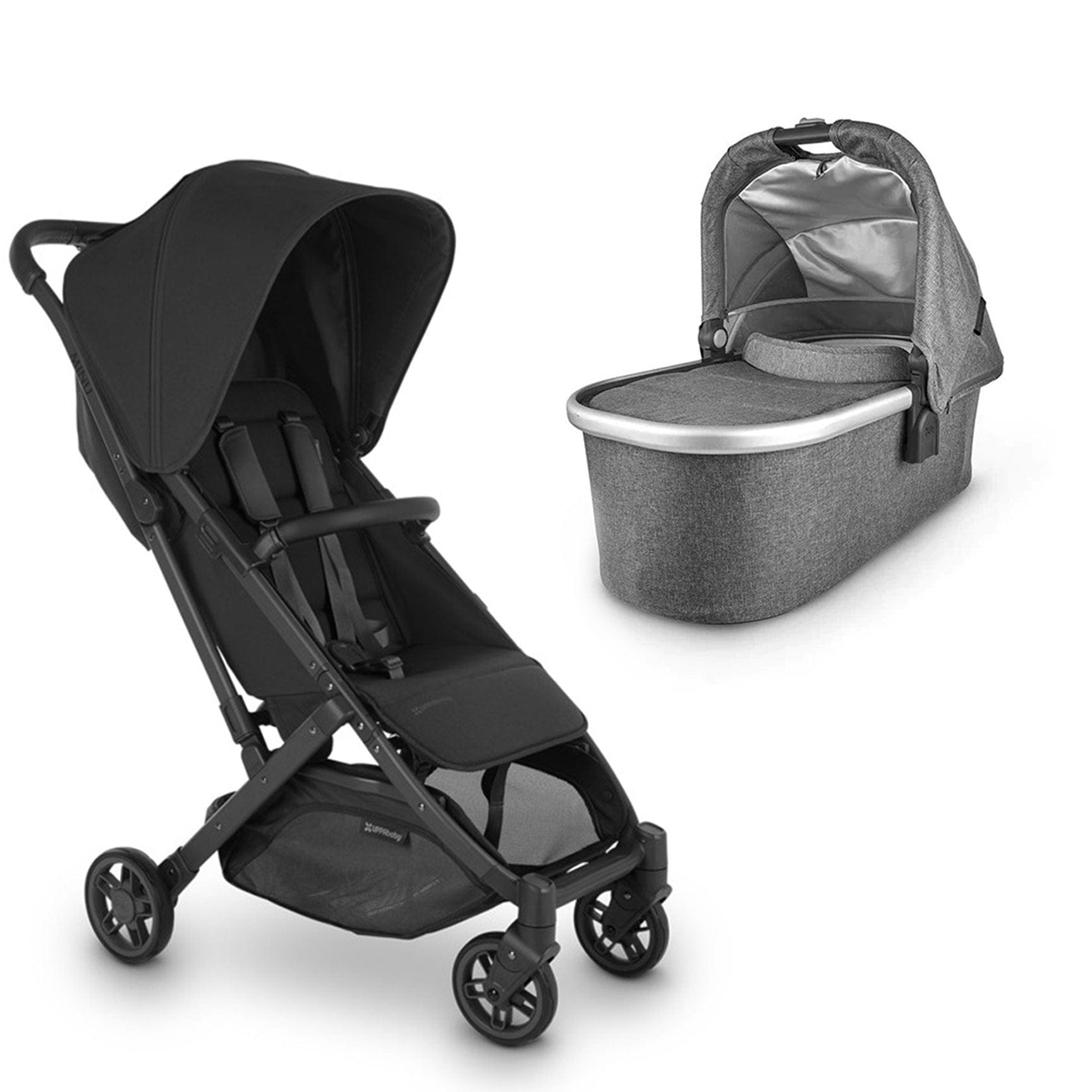 Uppababy Pushchairs & Buggies UPPAbaby Minu V2 Pram - Jake with Jordan Carrycot 12446-JKE