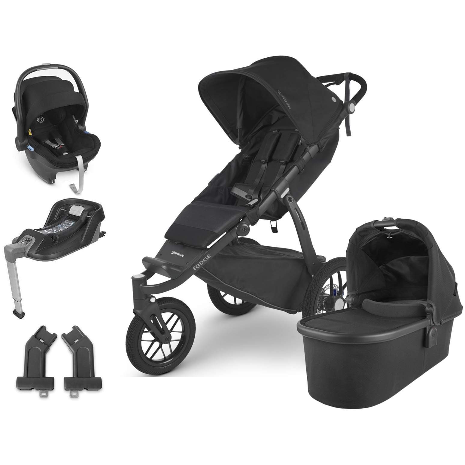 Uppababy travel systems UPPAbaby Ridge Mesa Travel System in Jake 10479-JKE-JKE