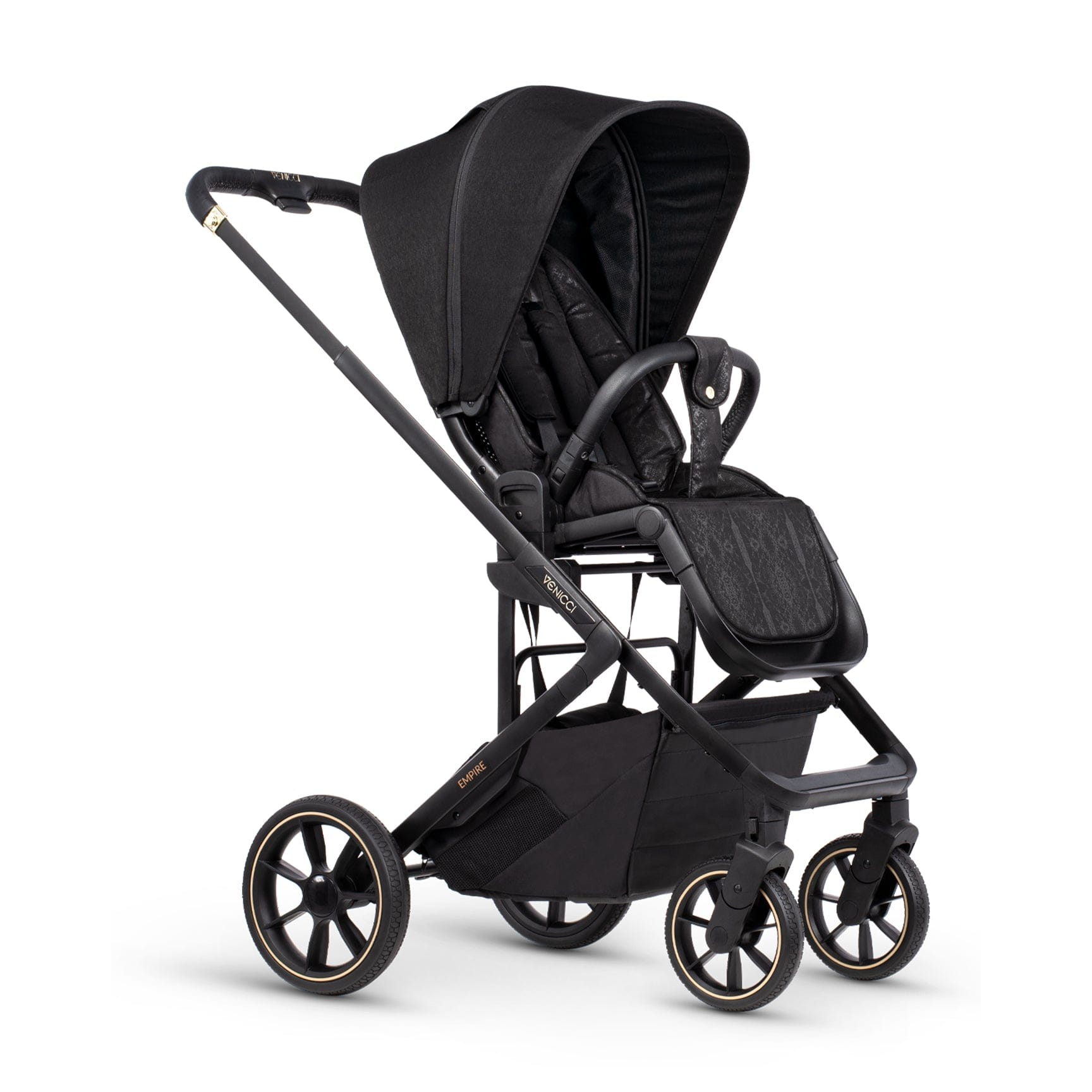 Venicci baby pushchairs Venicci Empire Stroller & Accessory - Ultra Black 13175-ULT-BLK