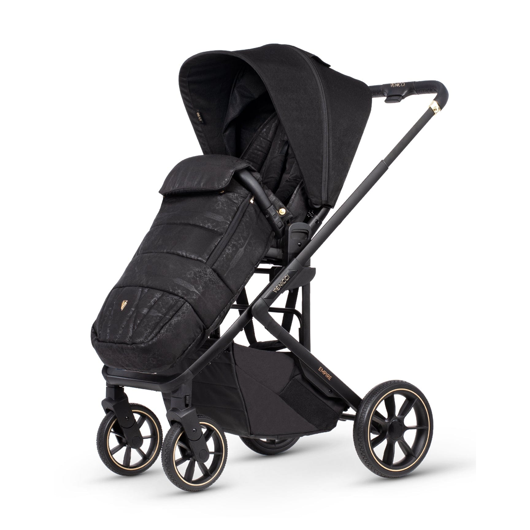 Venicci baby pushchairs Venicci Empire Stroller & Accessory - Ultra Black 13175-ULT-BLK
