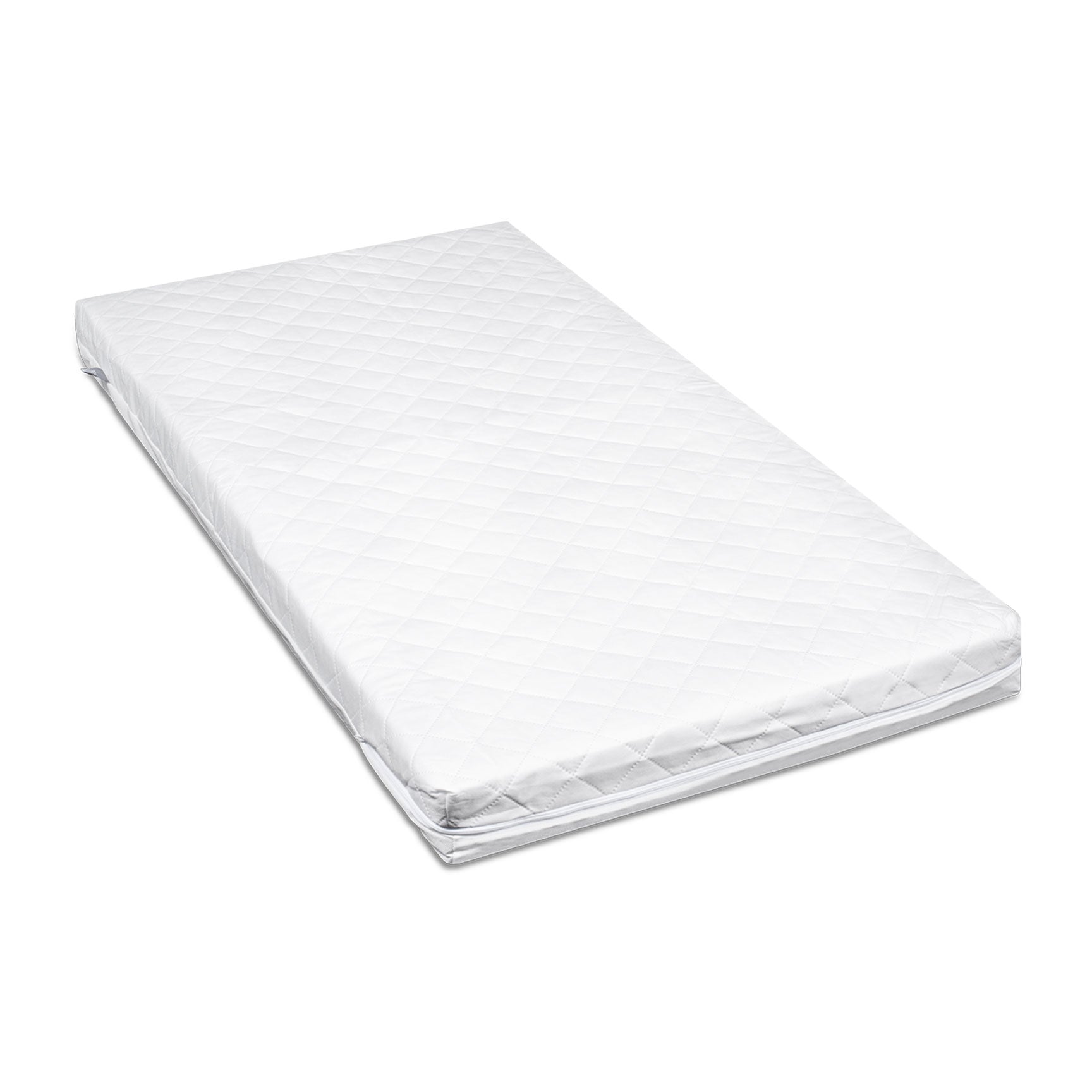 Venicci Cot Beds Venicci Saluzzo Graphite Cot Bed in Premium White 12663-WHT
