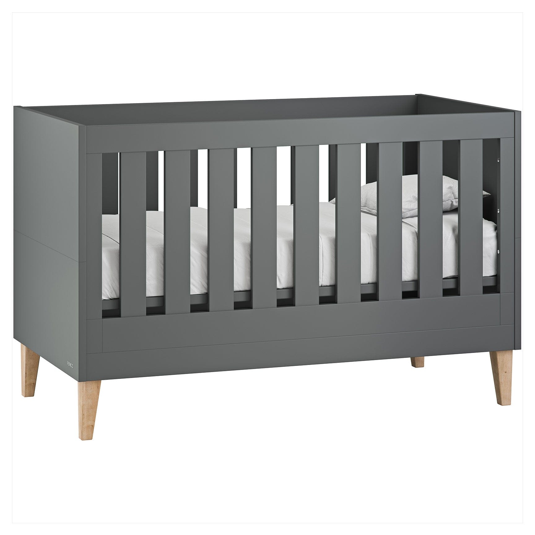 Venicci Cot Beds Venicci Saluzzo Graphite Cot Bed in Graphite