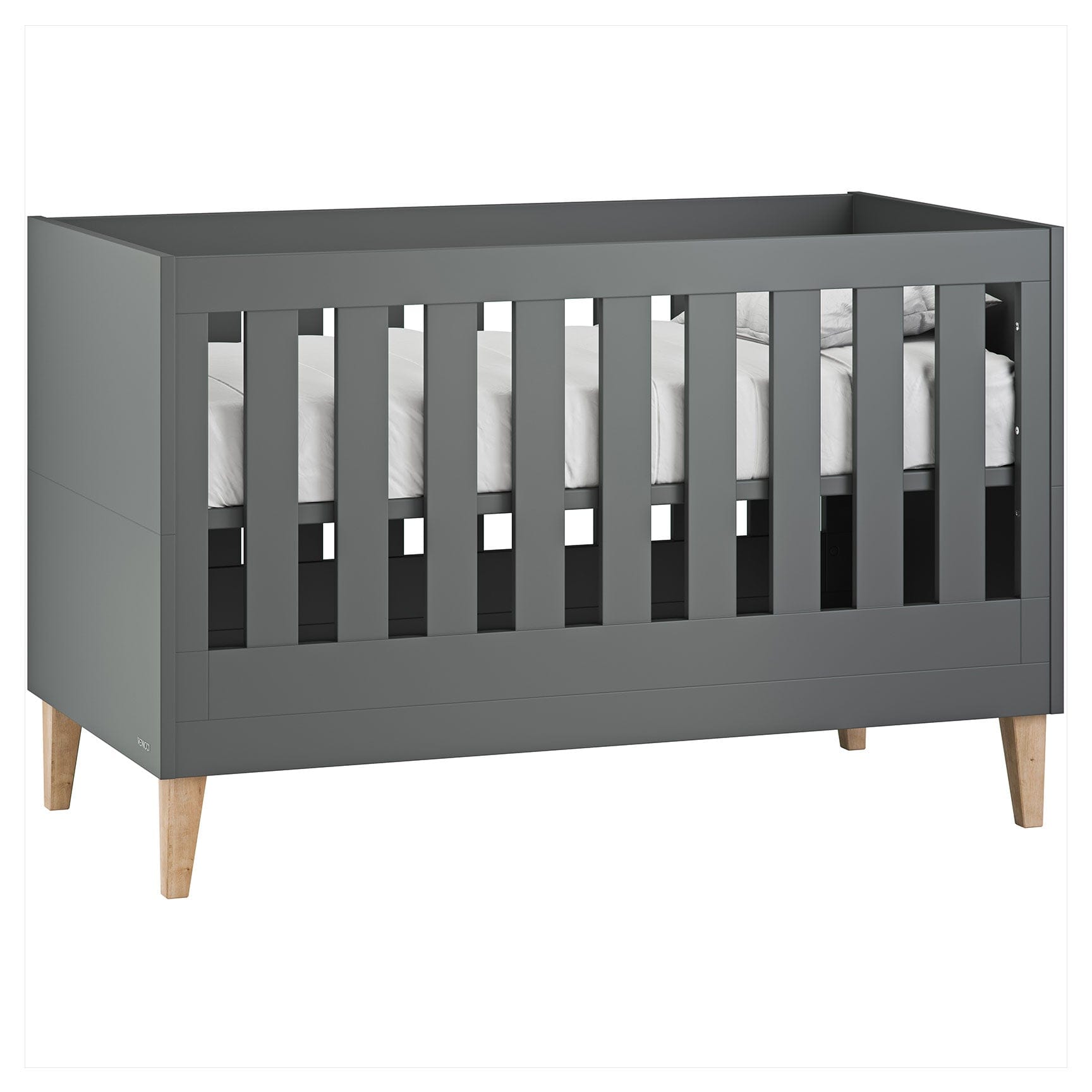 Venicci Cot Beds Venicci Saluzzo Graphite Cot Bed in Graphite