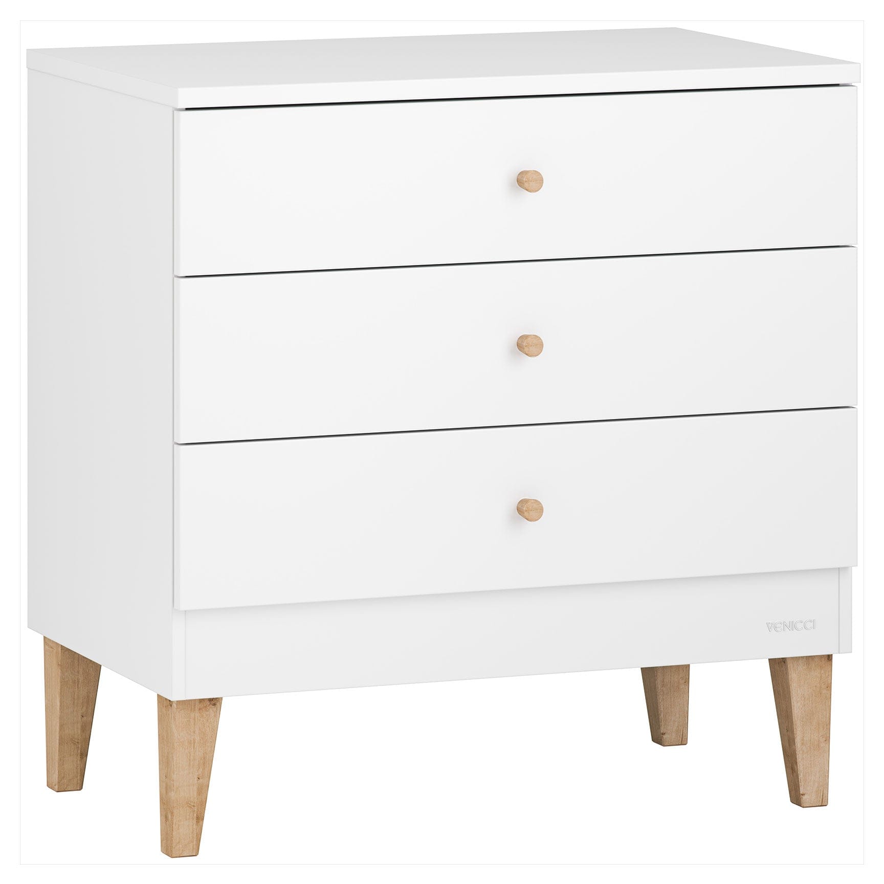 Venicci dressers & changers Venicci Saluzzo Chest in Premium White SALCHE_PWHITE_2BOX